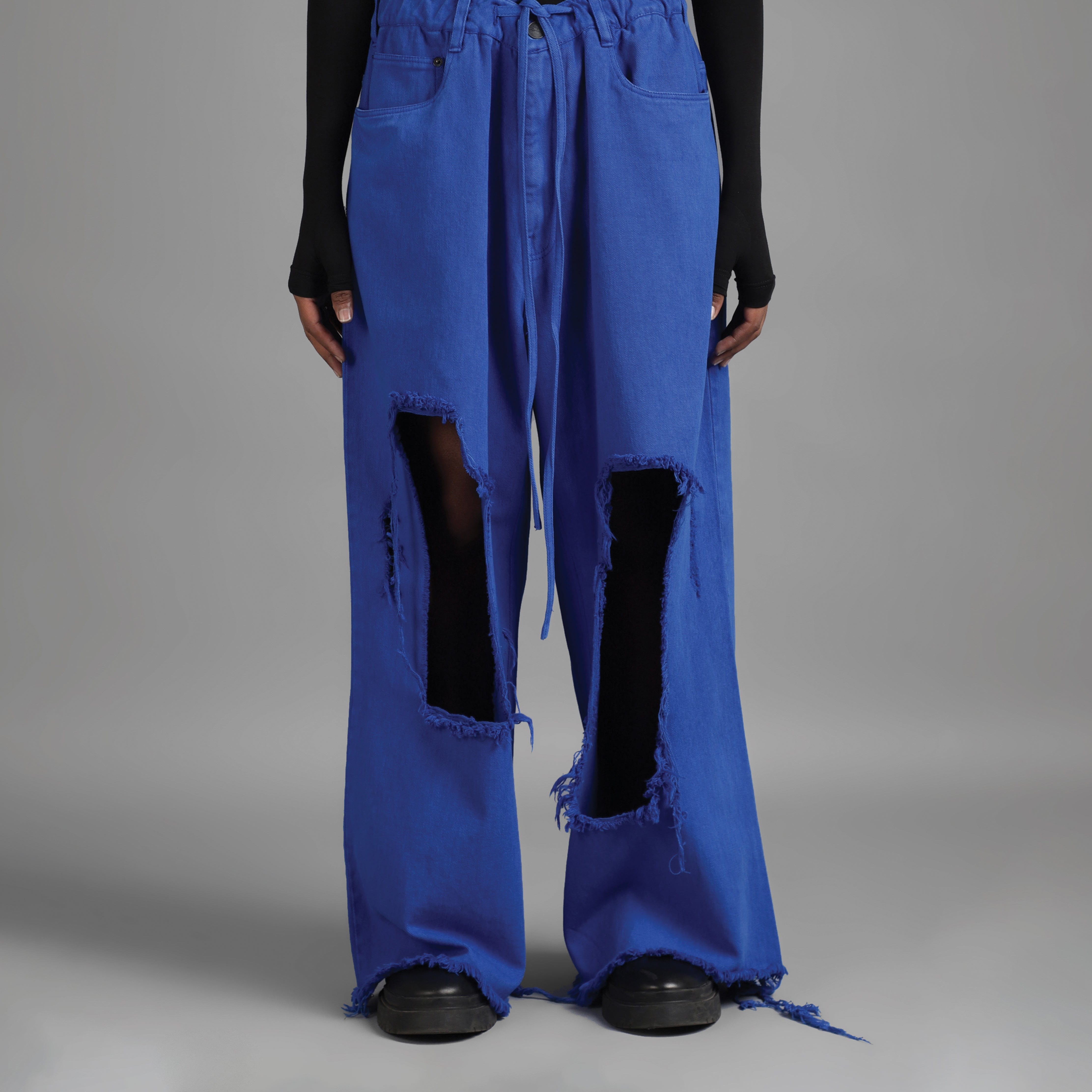 Blue SuperHUEMN Keyhole Denim (Blue)