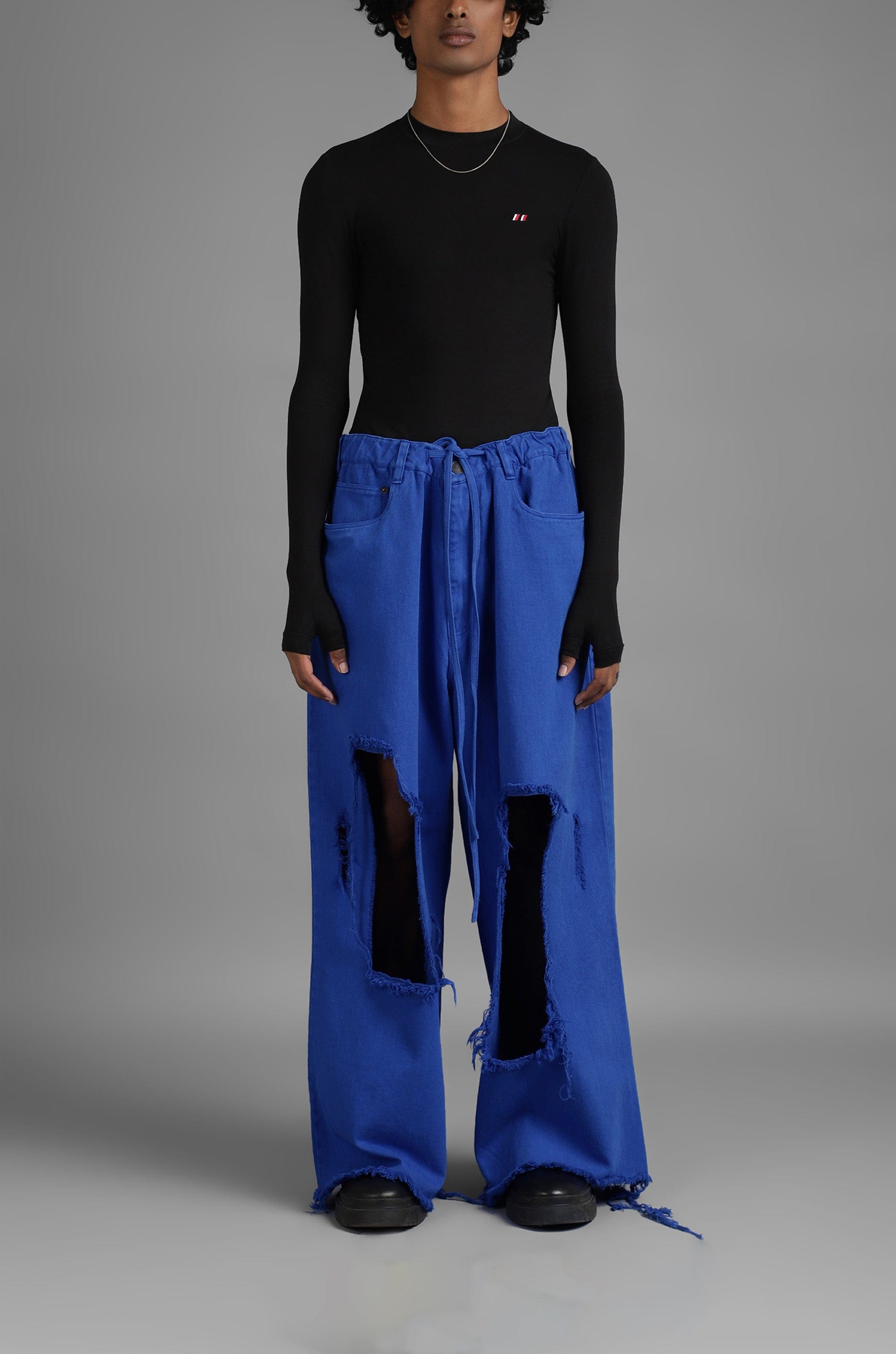Blue SuperHUEMN Keyhole Denim (Blue)