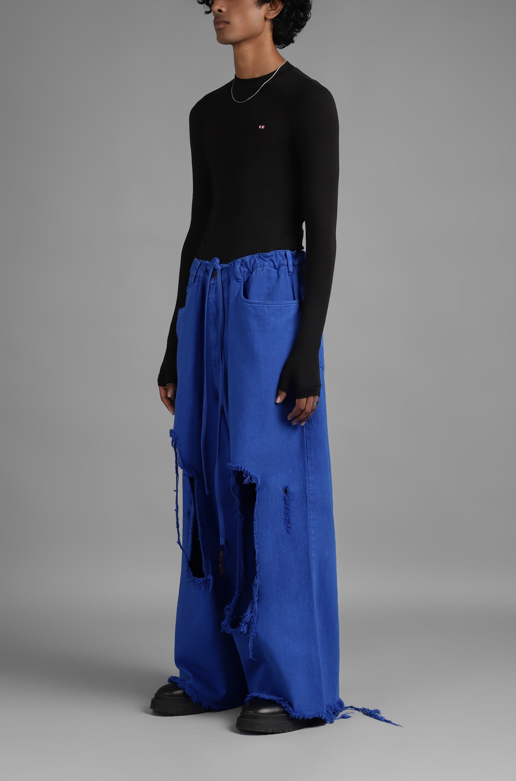 Blue SuperHUEMN Keyhole Denim (Blue)