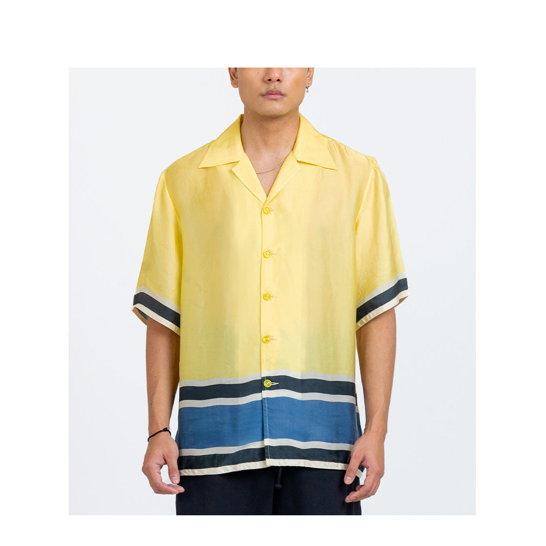Yellow The Racer Stripe Shirt (Yellow)