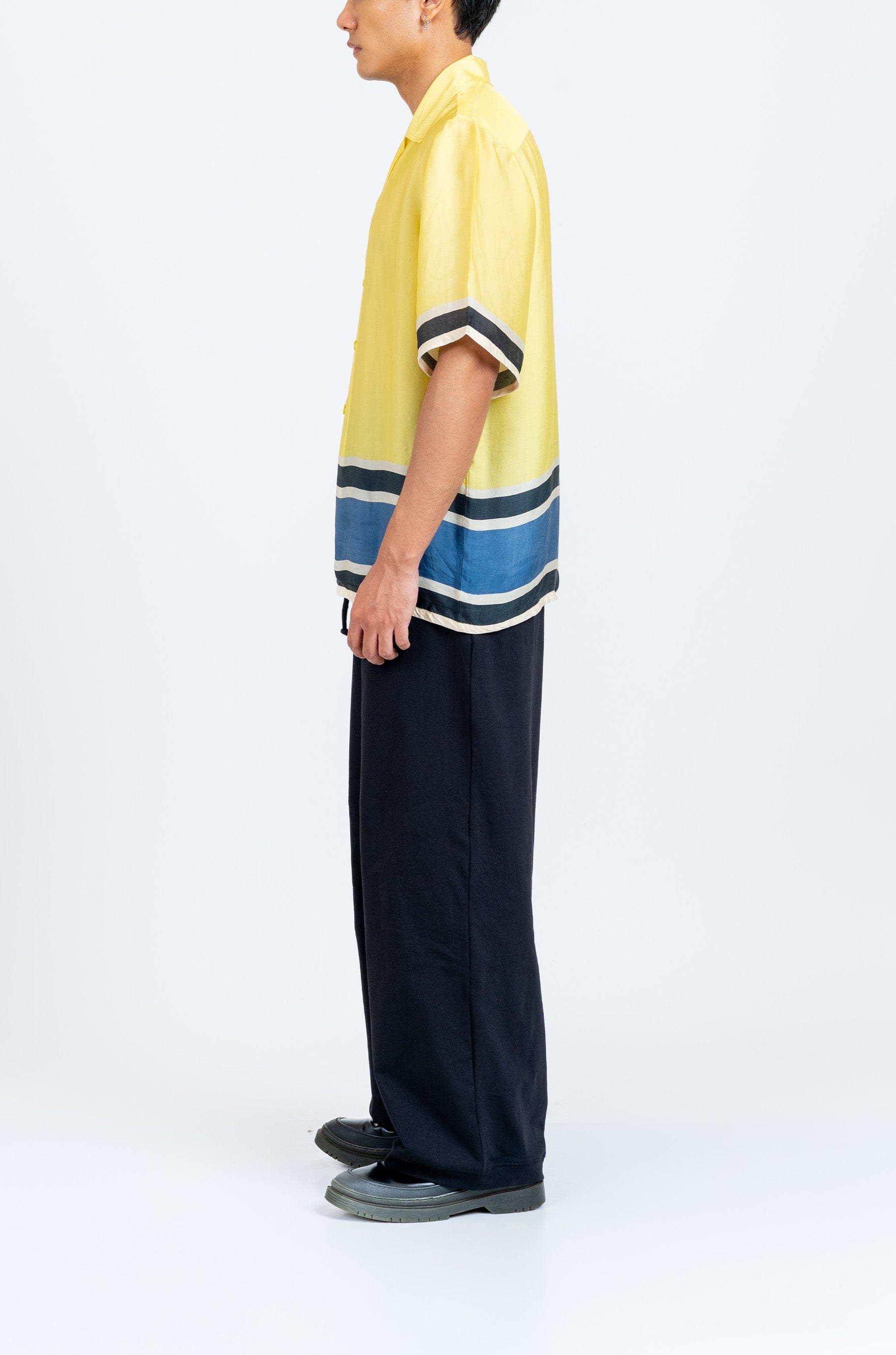Yellow The Racer Stripe Shirt (Yellow)