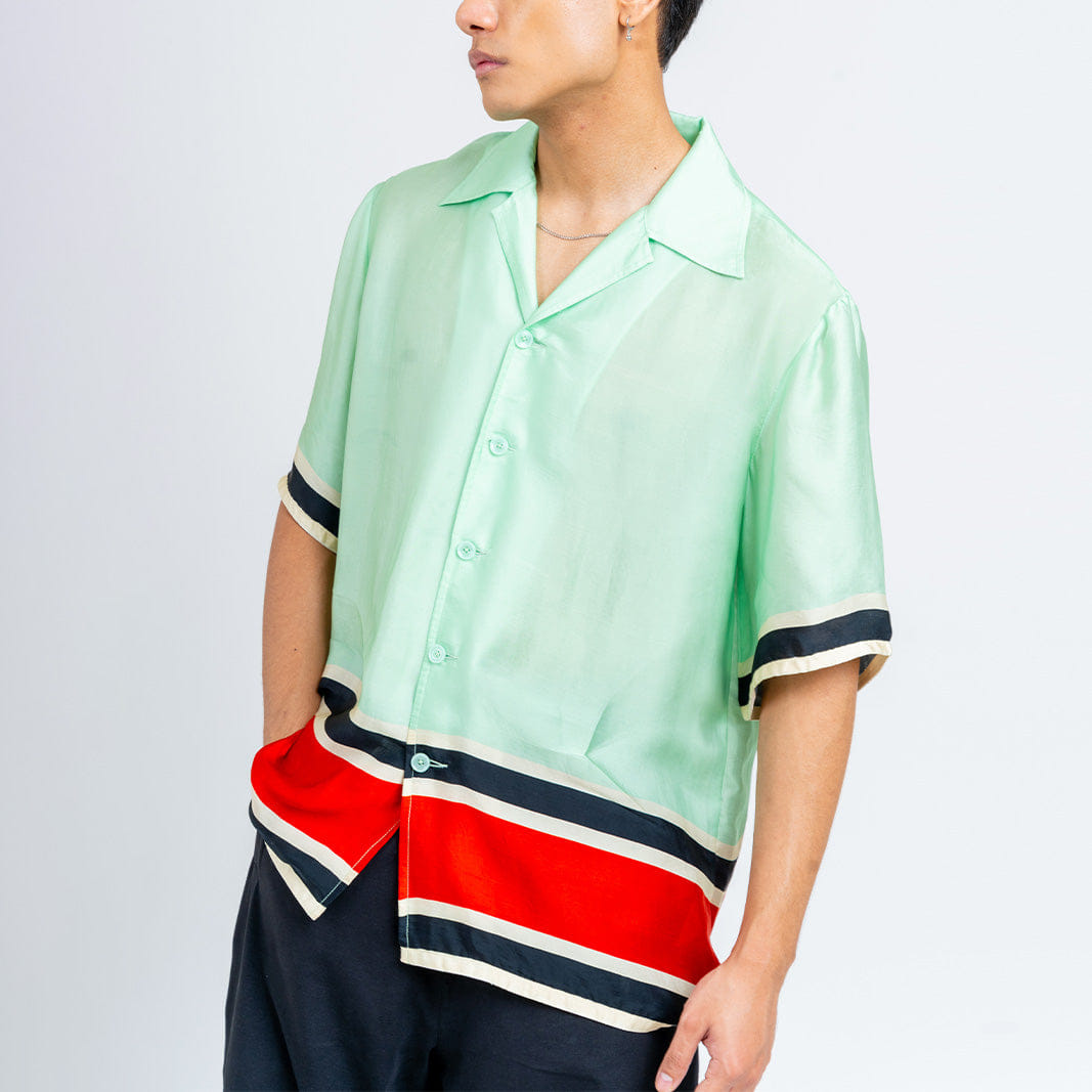 MINT The Racer Stripe Shirt (Mint)
