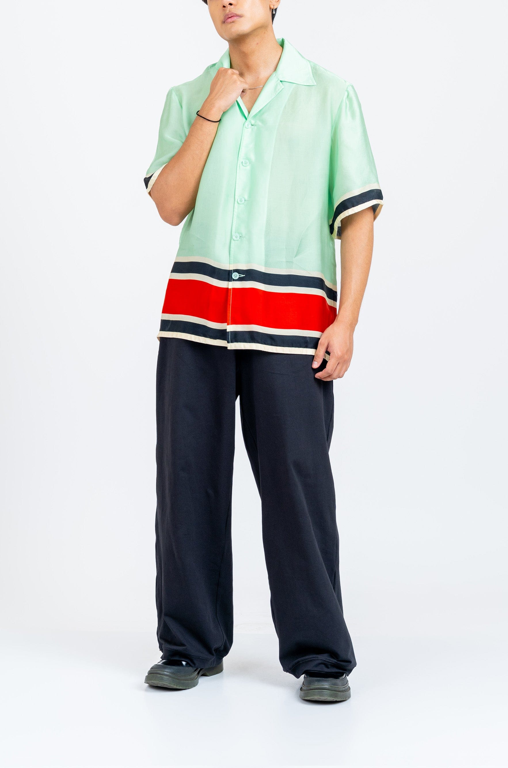 MINT The Racer Stripe Shirt (Mint)