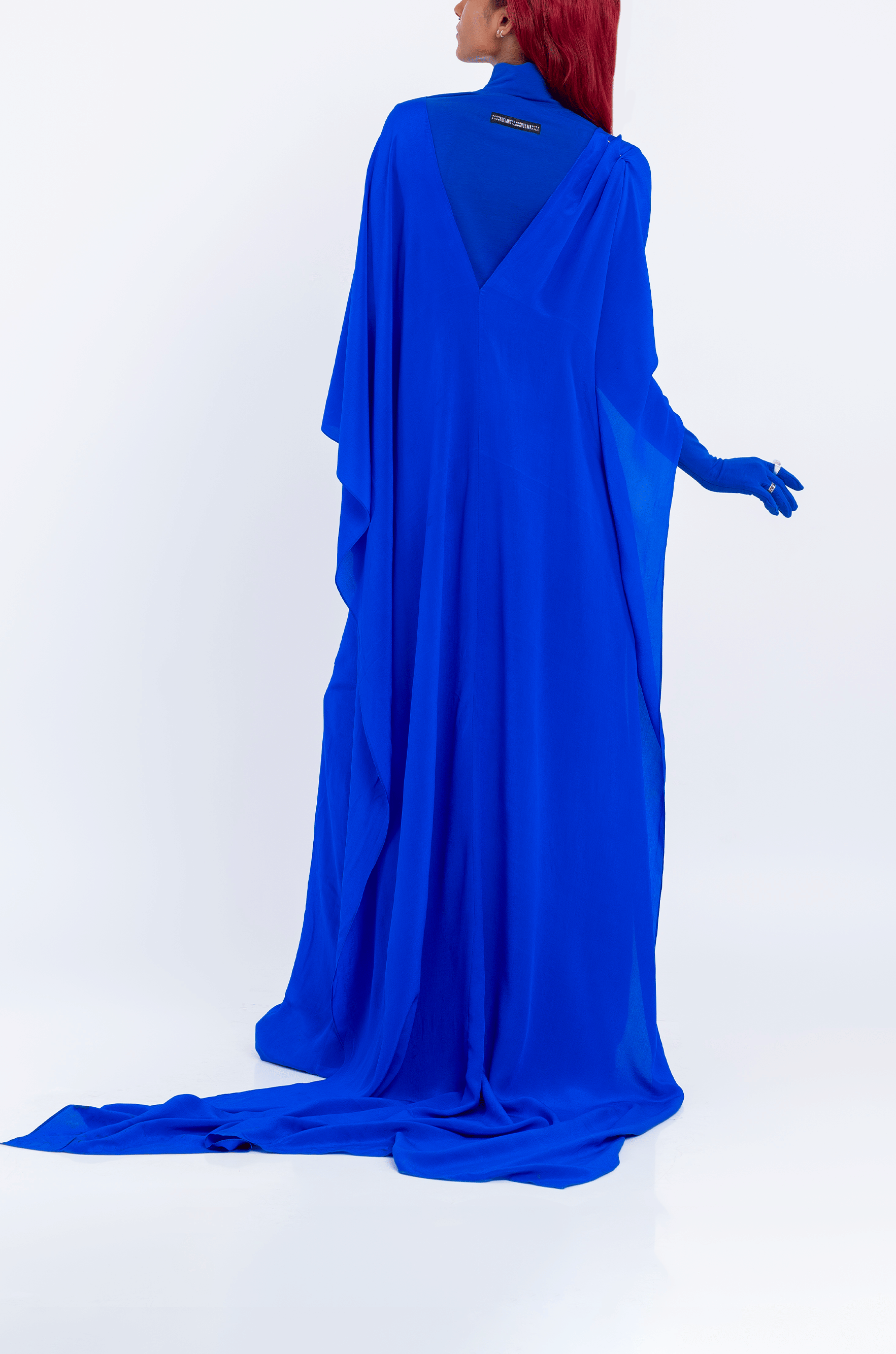 Blue Hybrid Sari - Pants (Blue)