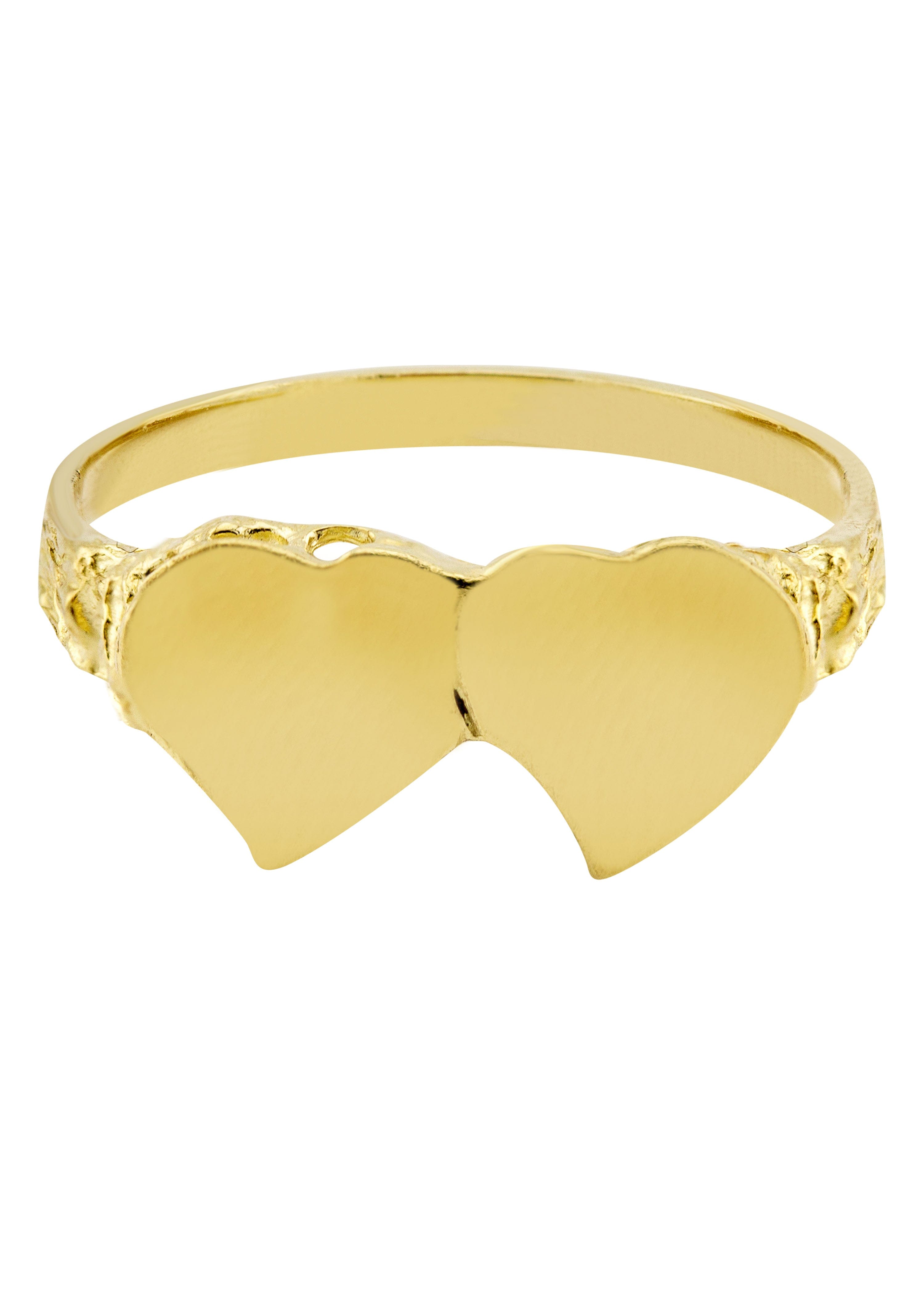 Manufacturer 1 Mens Hearts Signet Ring - 10K Gold | 2 Grams
