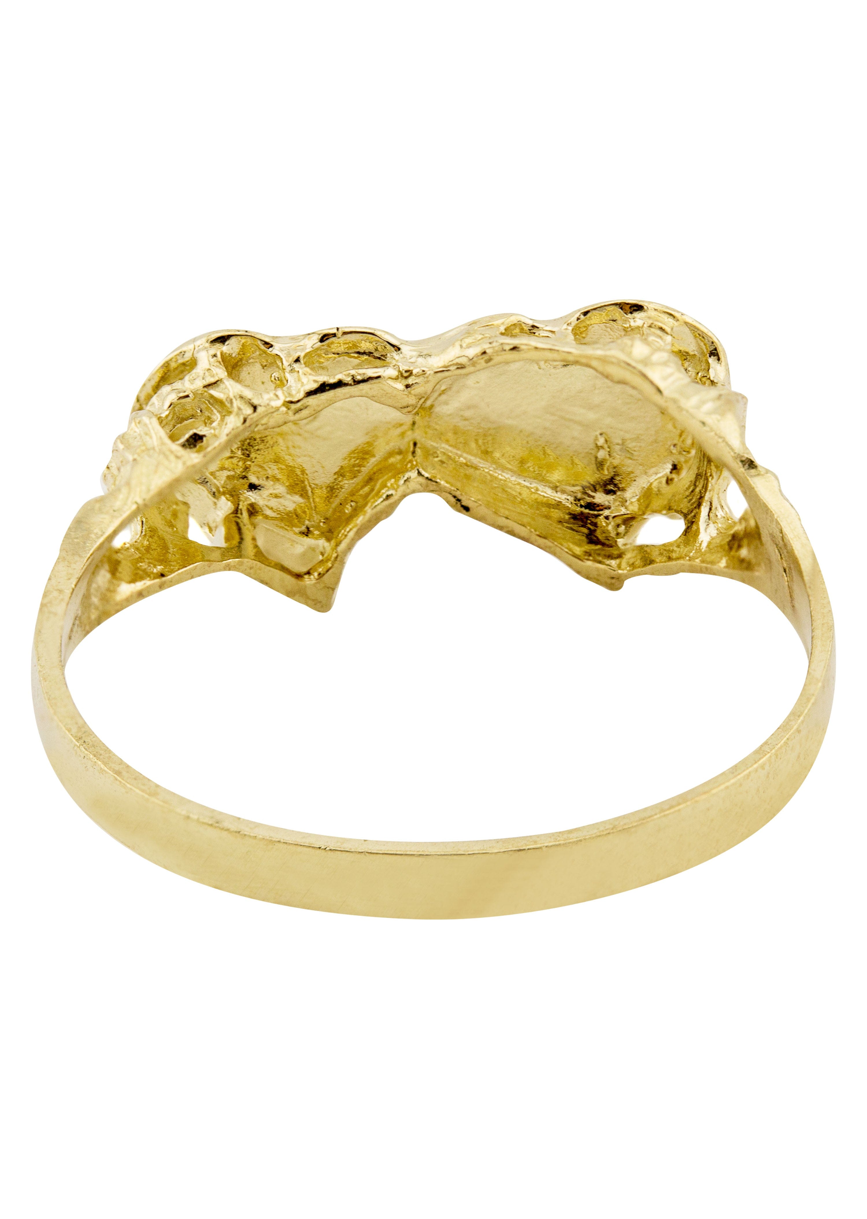 Manufacturer 1 Mens Hearts Signet Ring - 10K Gold | 2 Grams
