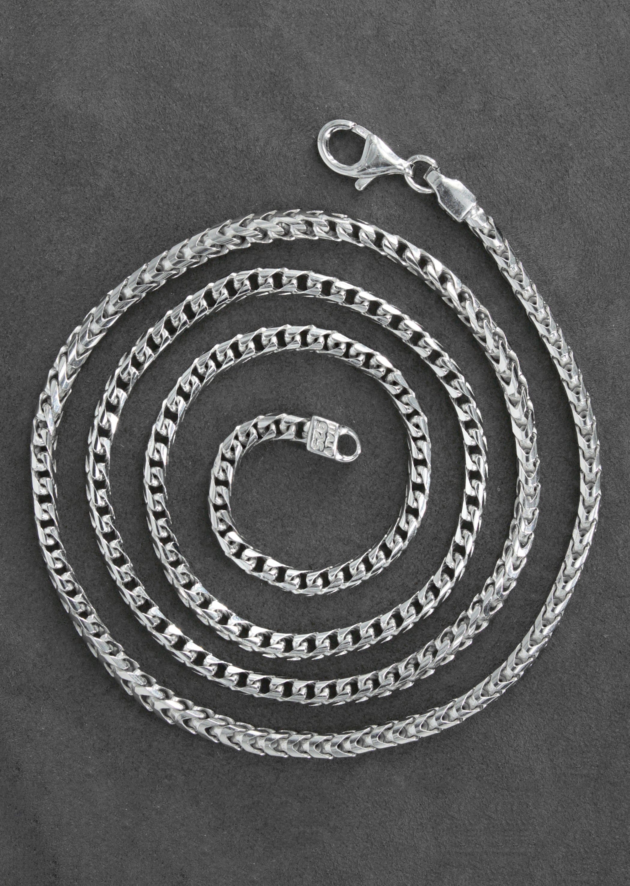 Manufacturer 43 Silver Chain - Mens White Chain / Franco Chain / 2.3 mm