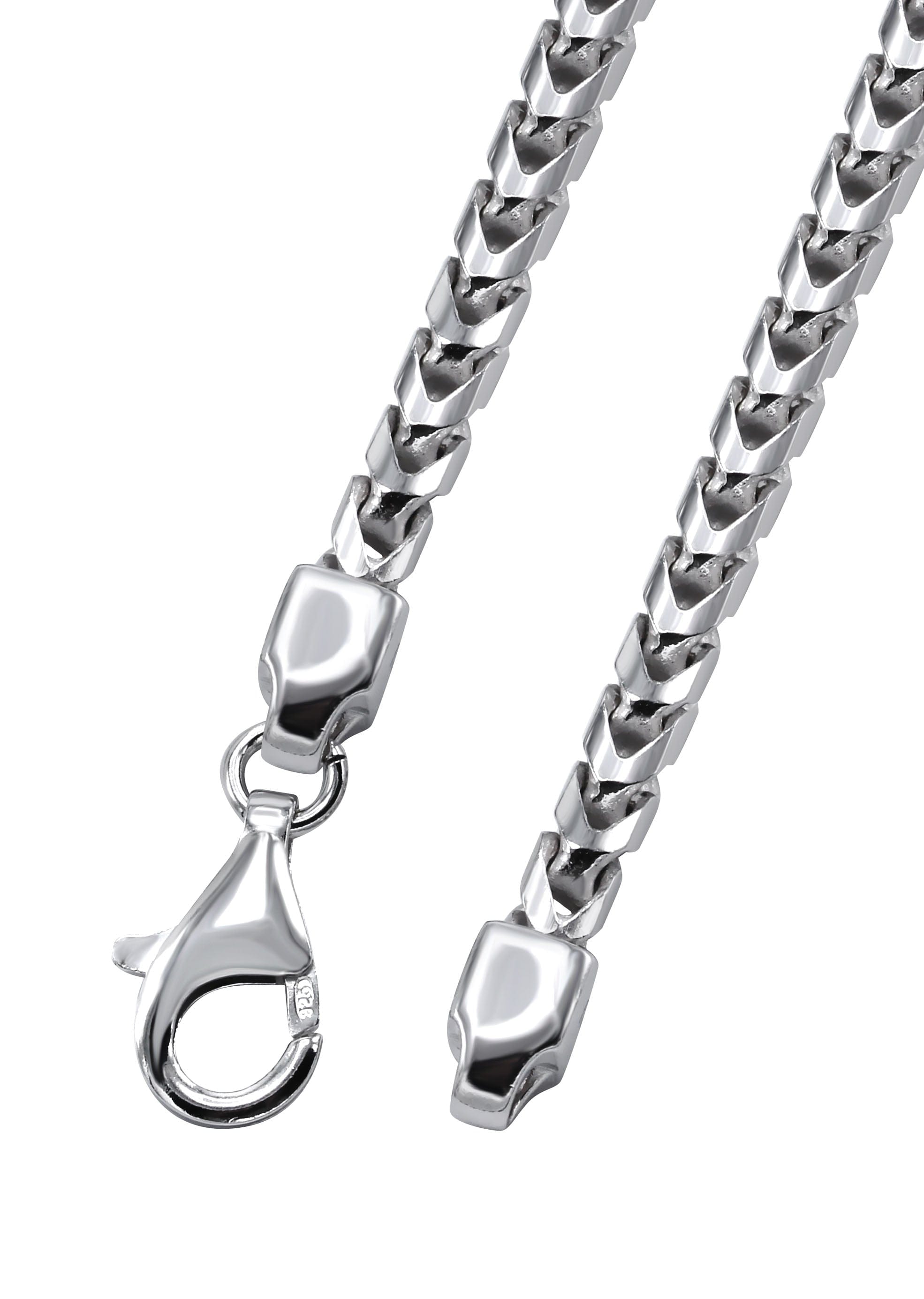 Manufacturer 43 Silver Chain - Mens White Chain / Franco Chain