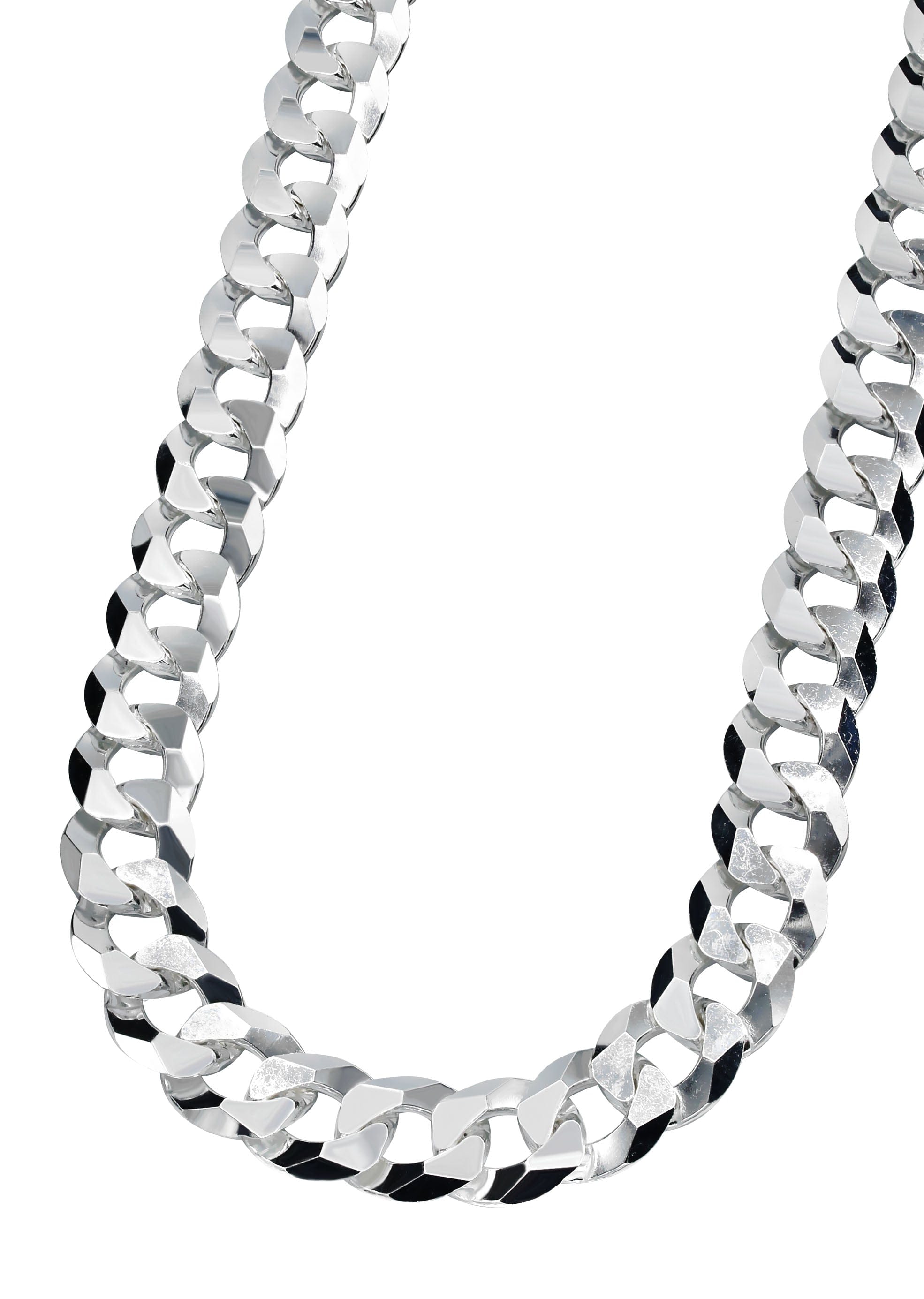 Manufacturer 43 Silver Chain - Mens White Chain / Curb Chain