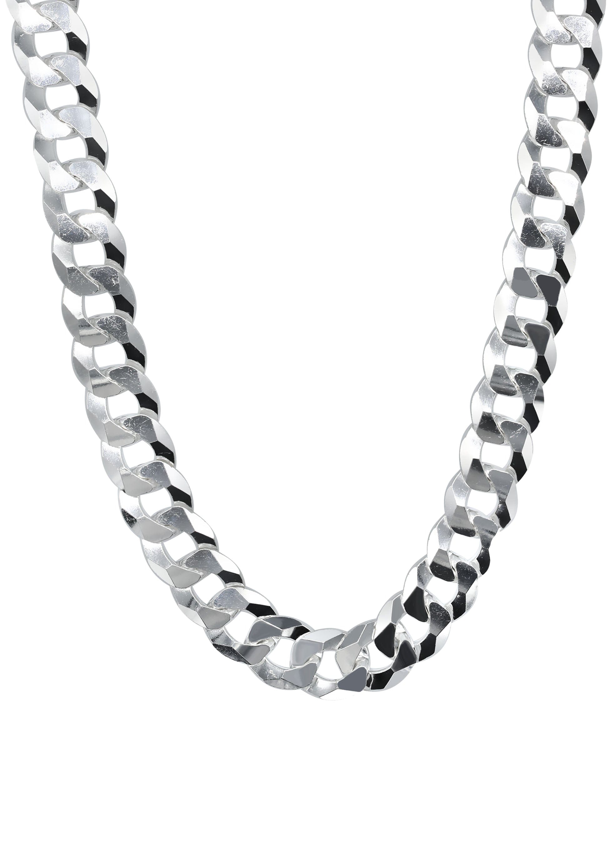 Manufacturer 43 Silver Chain - Mens White Chain / Curb Chain
