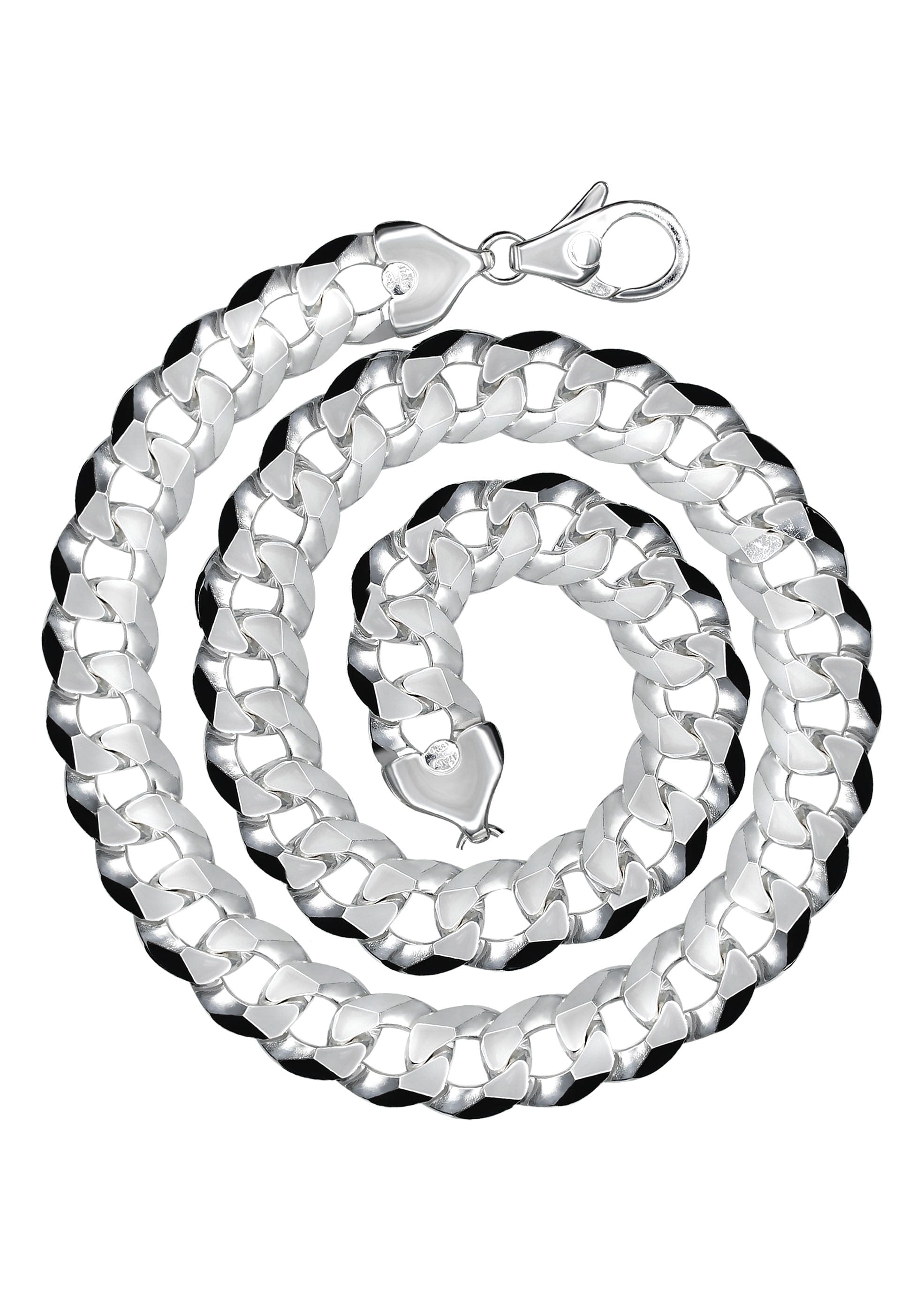 Manufacturer 43 Silver Chain - Mens White Chain / Curb Chain