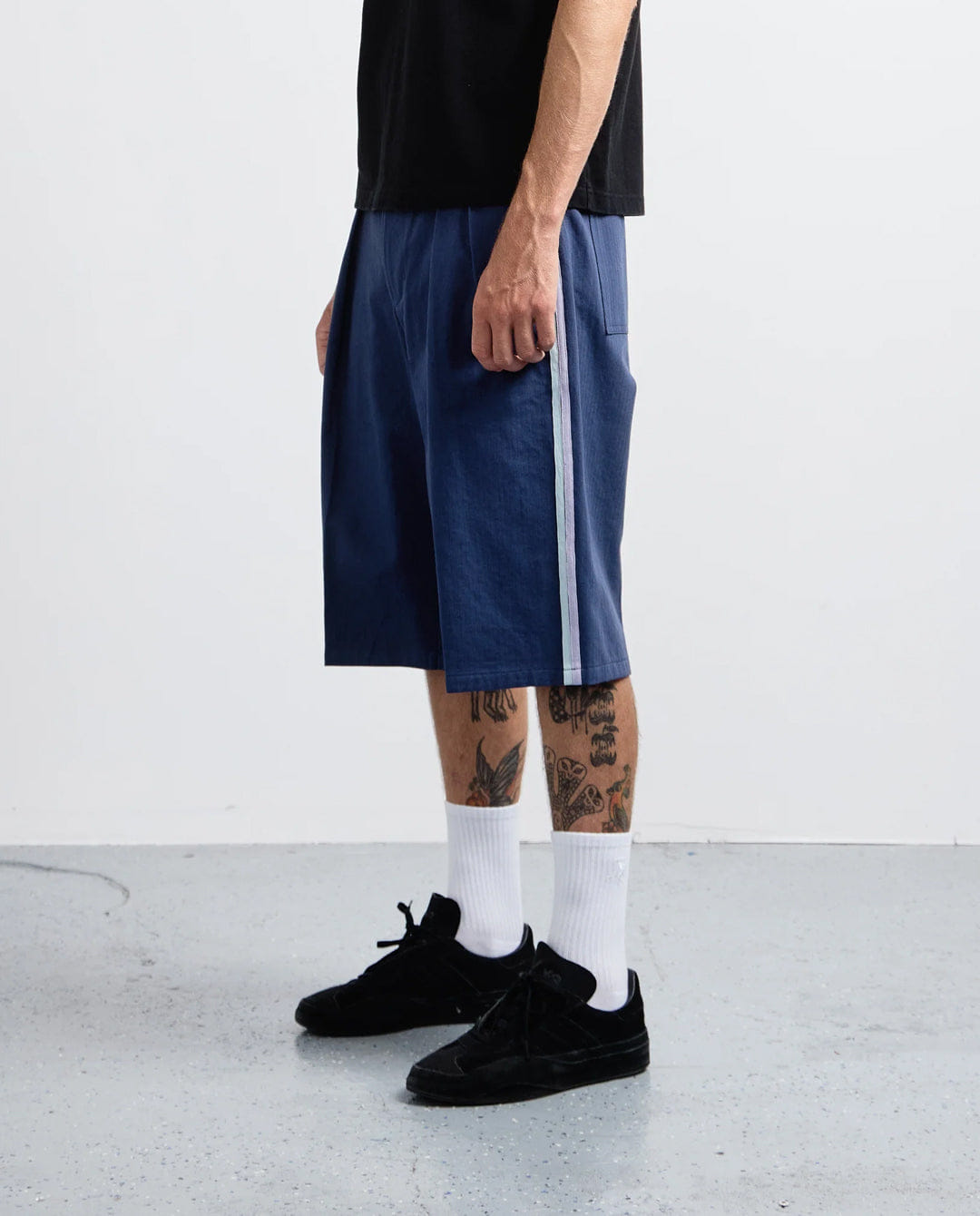 Passport - Leagues Club Stripe Shorts - Navy