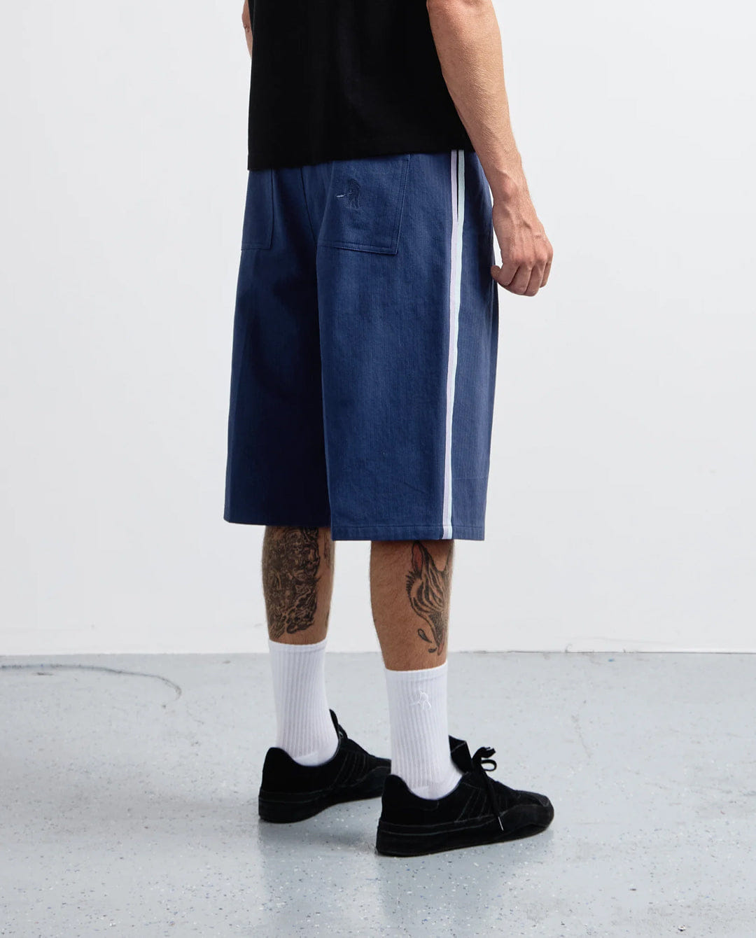 Passport - Leagues Club Stripe Shorts - Navy