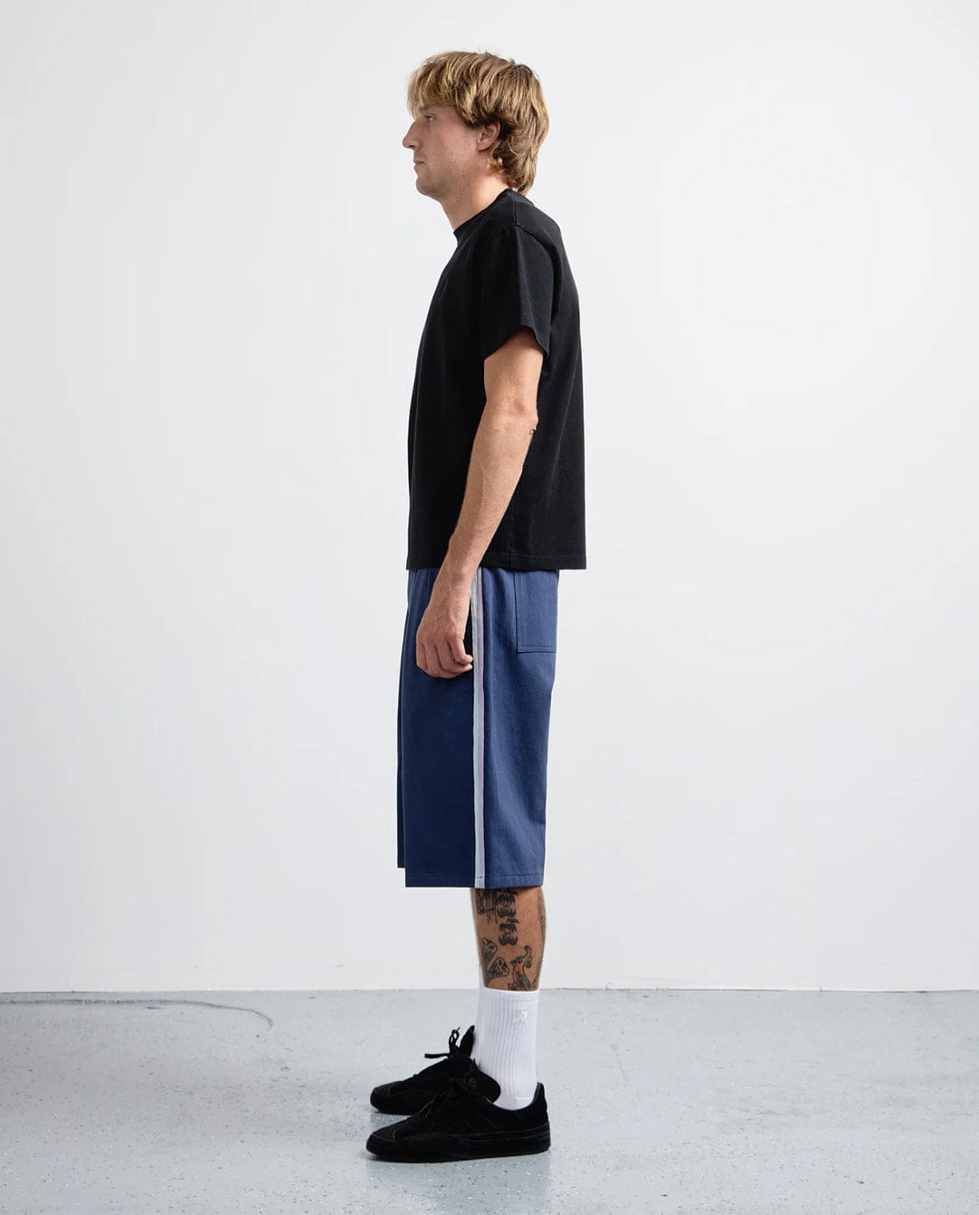 Passport - Leagues Club Stripe Shorts - Navy
