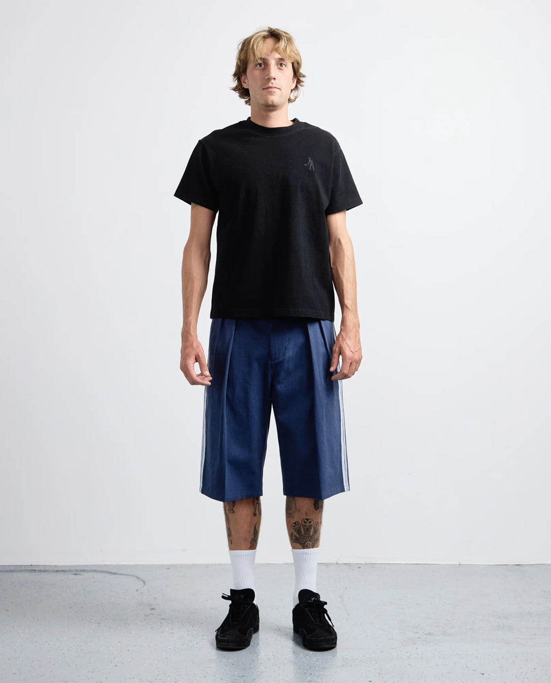 Passport - Leagues Club Stripe Shorts - Navy