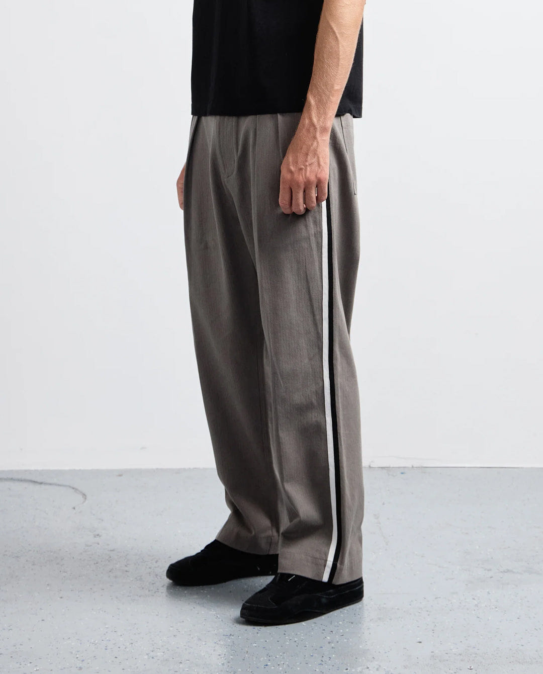 Passport - Leagues Club Stripe Pants - Grey