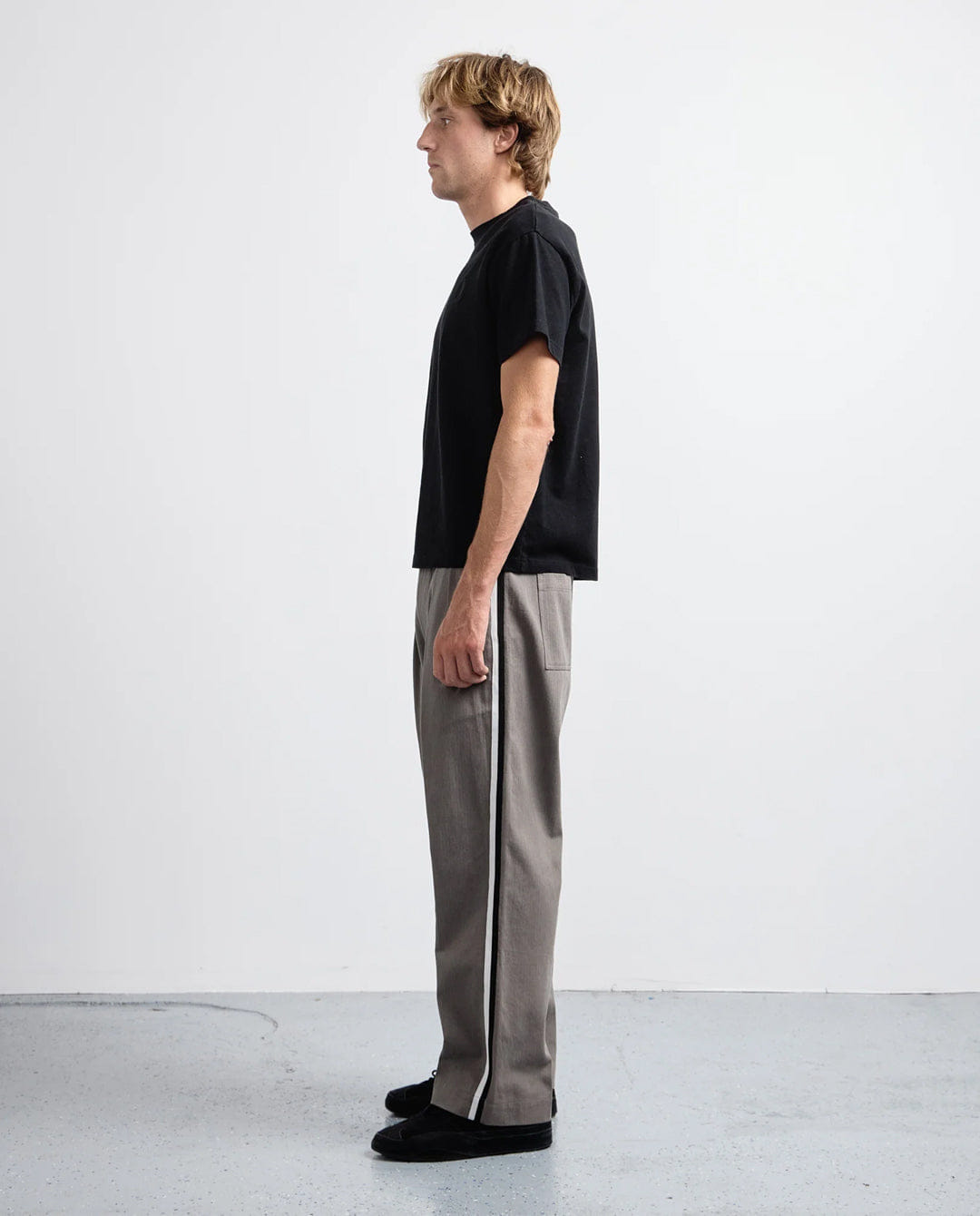 Passport - Leagues Club Stripe Pants - Grey
