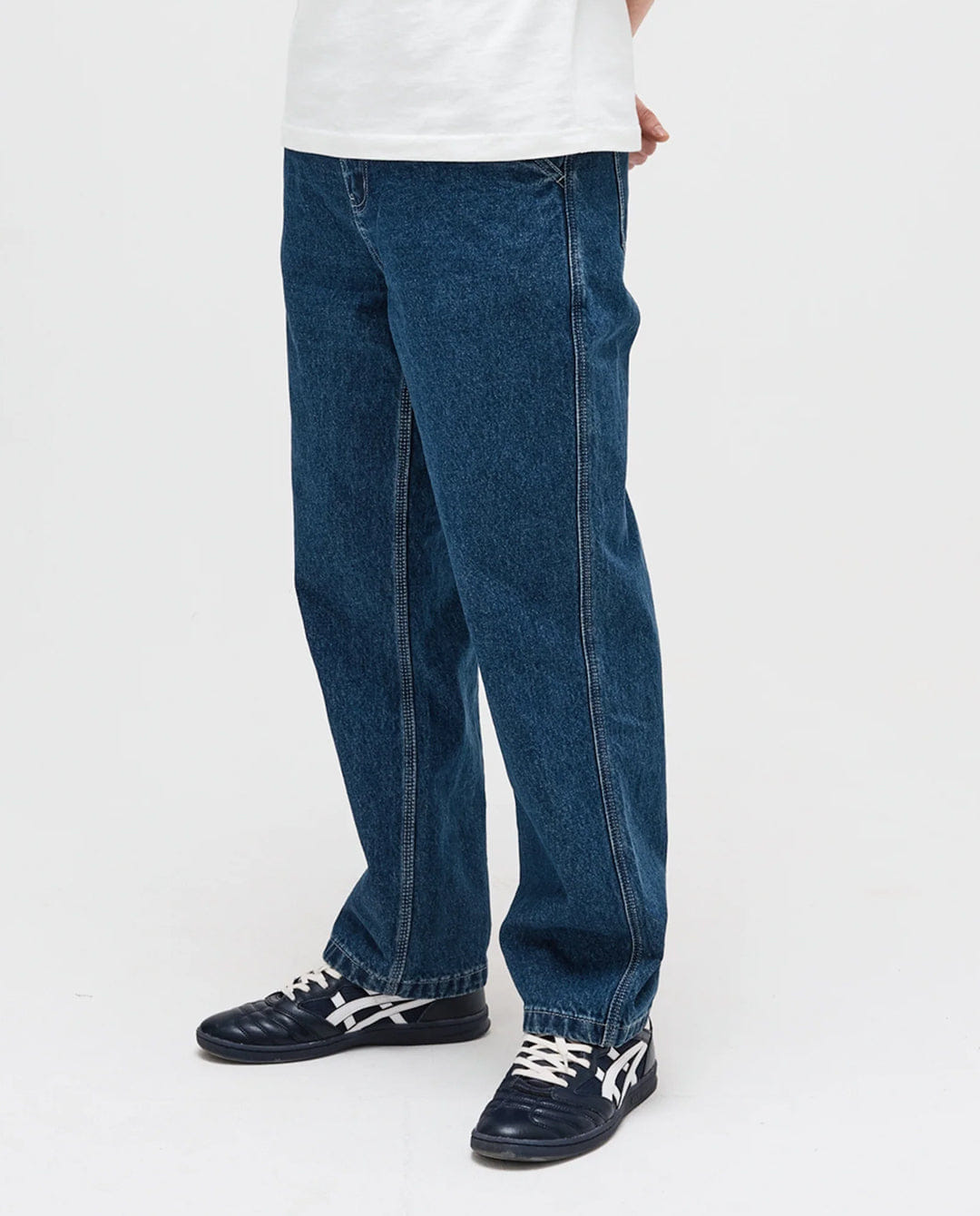 Passport - Workers Club Straight Leg Jean - Washed Dark Indigo