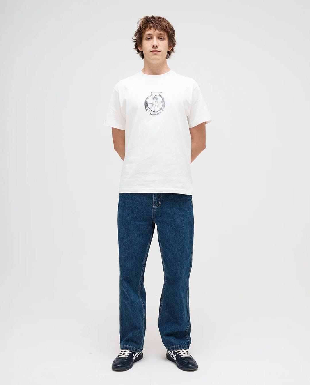 Passport - Workers Club Straight Leg Jean - Washed Dark Indigo
