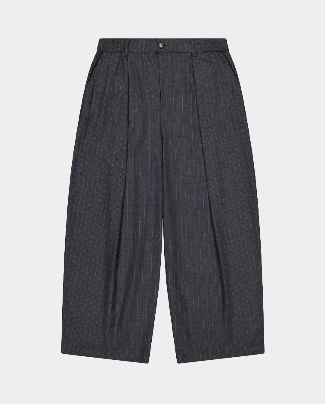 Checks Downtown - Hakama Pants - Charcoal Pinstripe