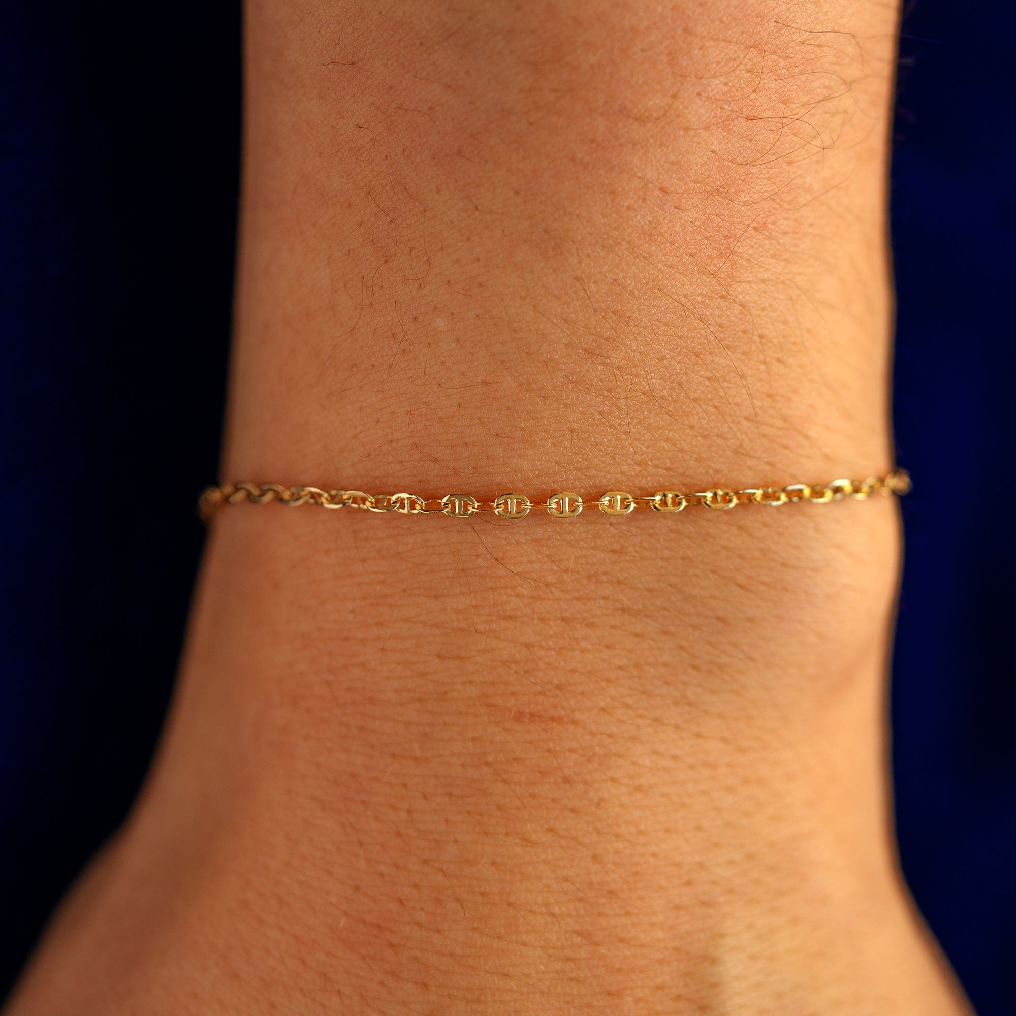 Automic Gold Studio Flat Mariner Bracelet