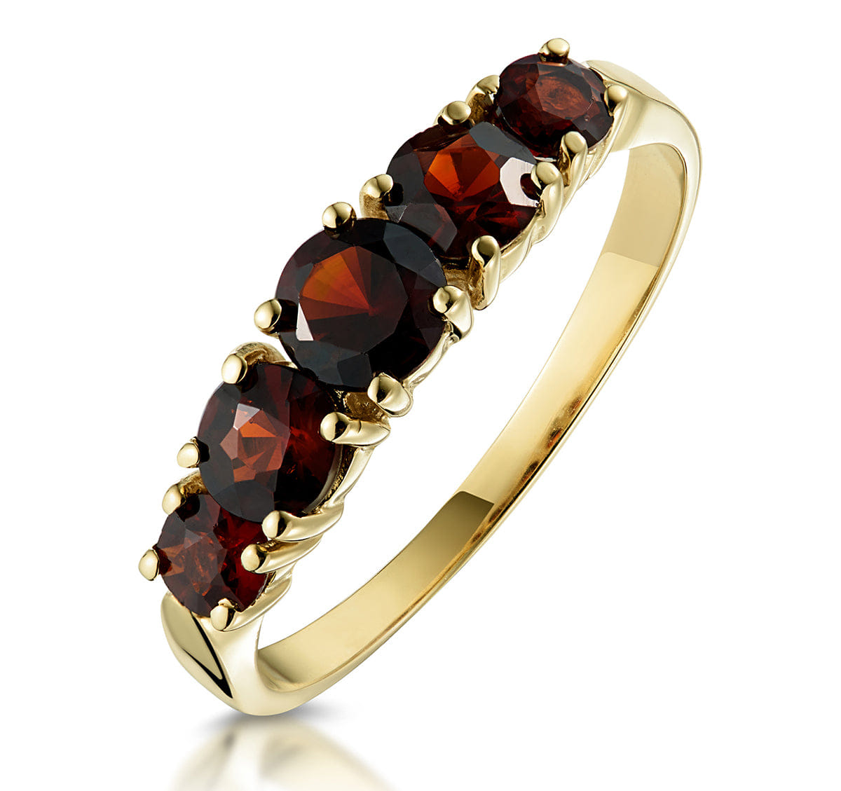 Yellow Garnet Ring 9K Yellow Gold Item A3790