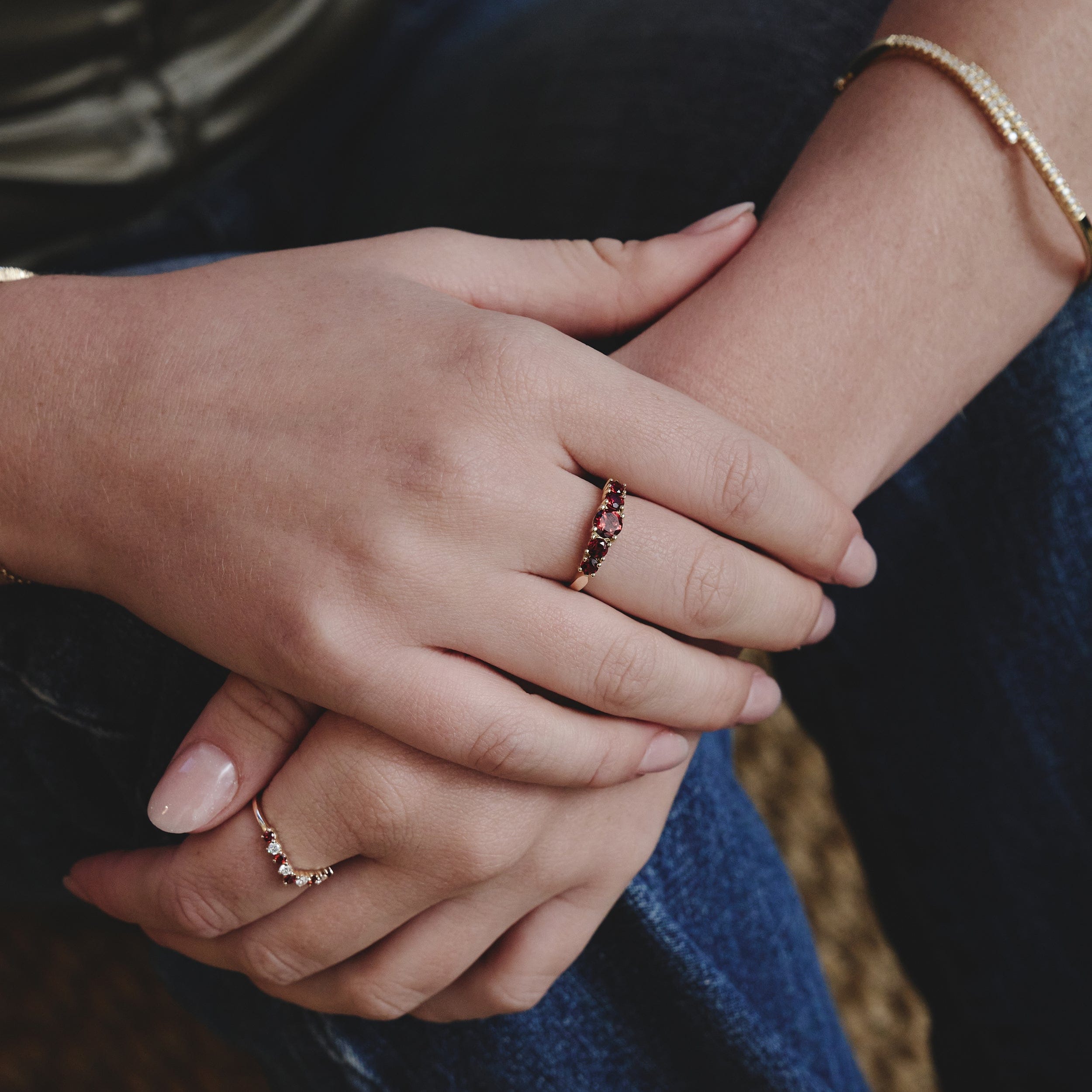 Yellow Garnet Ring 9K Yellow Gold Item A3790