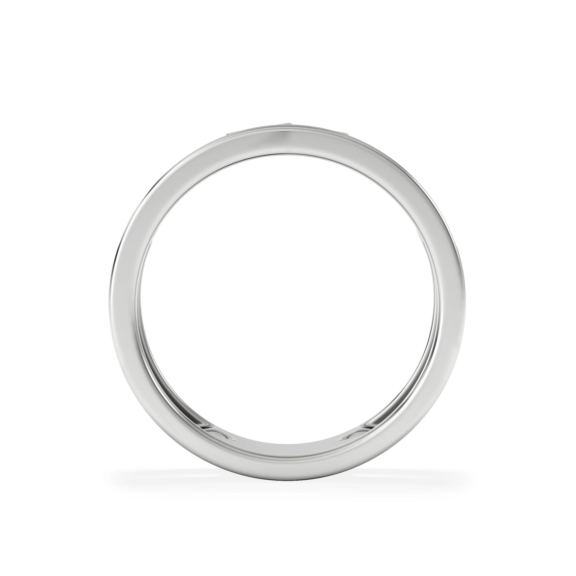 Diamond Double Band Stacking Ring Lab Diamond 0.25ct in 925 Silver