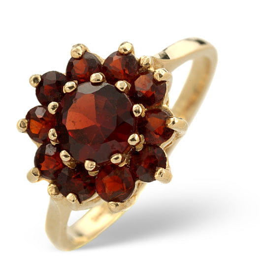 Yellow Garnet Ring 9K Yellow Gold