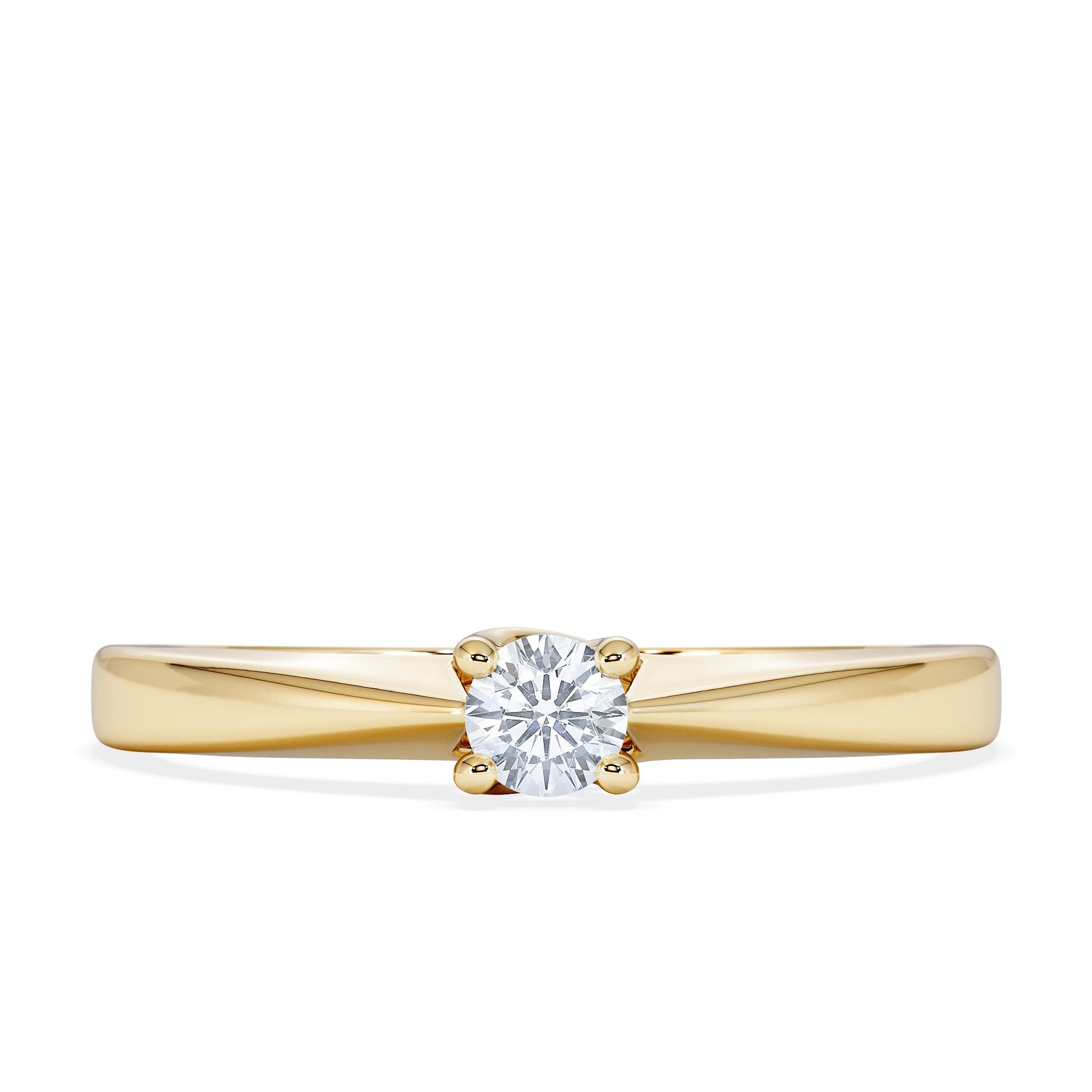 Diamond Naomi Lab Diamond Engagement Ring 0.15ct H/Si in 9K Gold