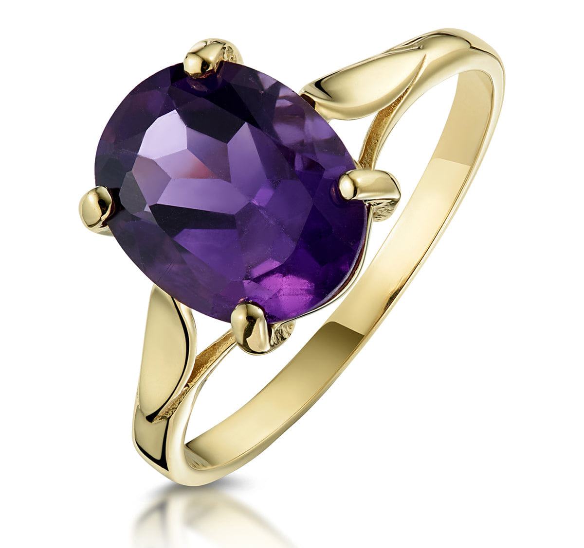 RING Amethyst 2.25ct 9K Gold Ring
