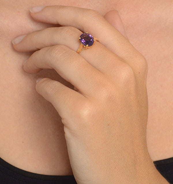 RING Amethyst 2.25ct 9K Gold Ring