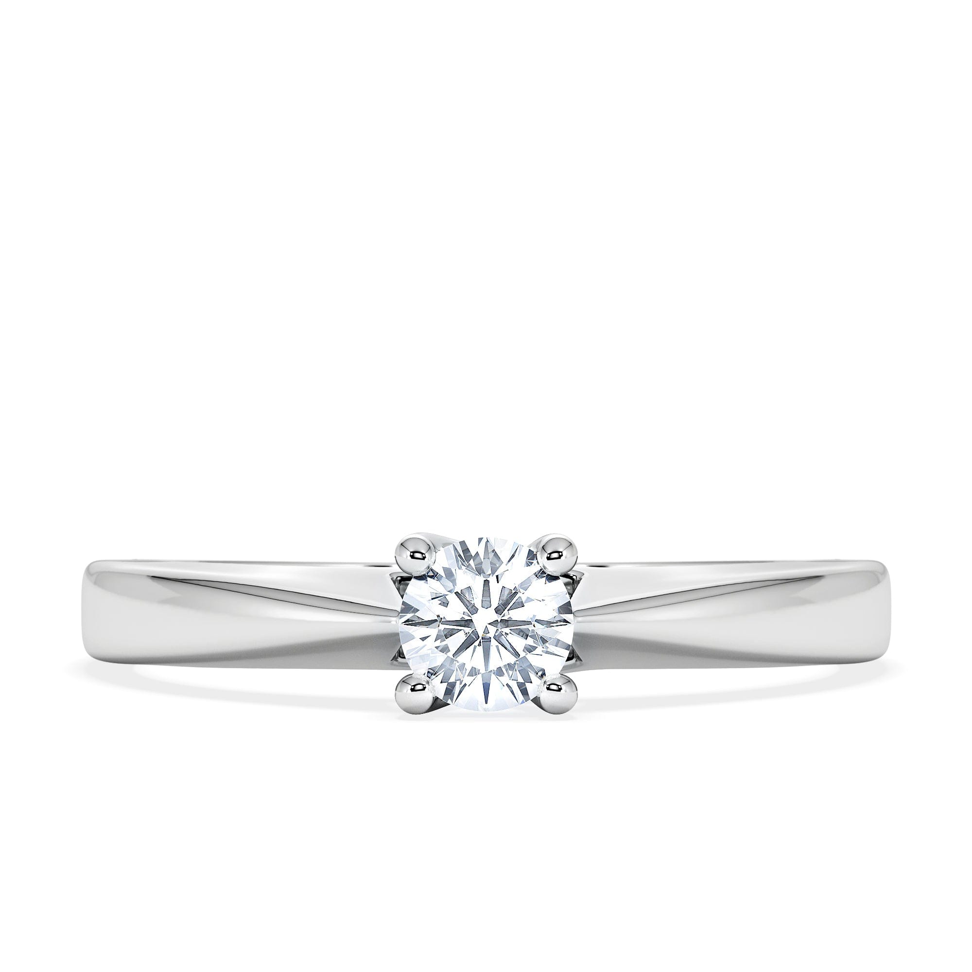 Diamond Naomi Lab Diamond Engagement Ring 0.25ct H/Si in 925 Silver