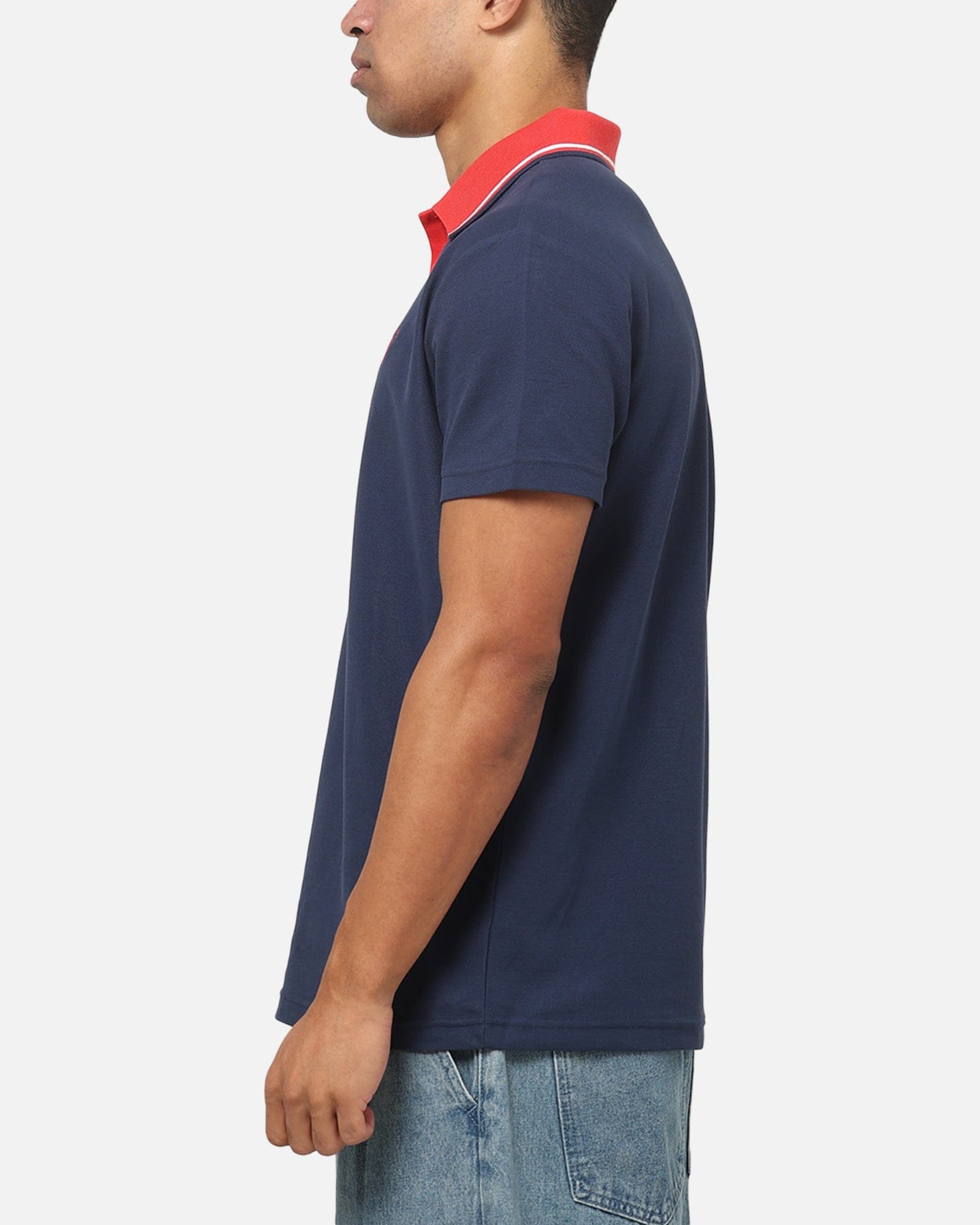 Bleacher Athletic Sydney Roosters NRL Adult Golf Polo T - Shirt Navy