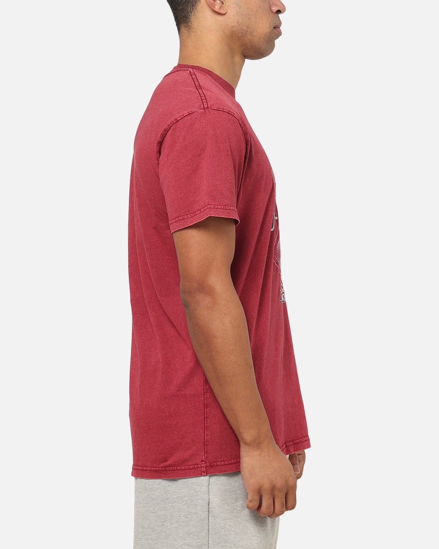 Bleacher Athletic Manly Warringah Sea Eagles Adult Washed Team T - Shirt Maroon