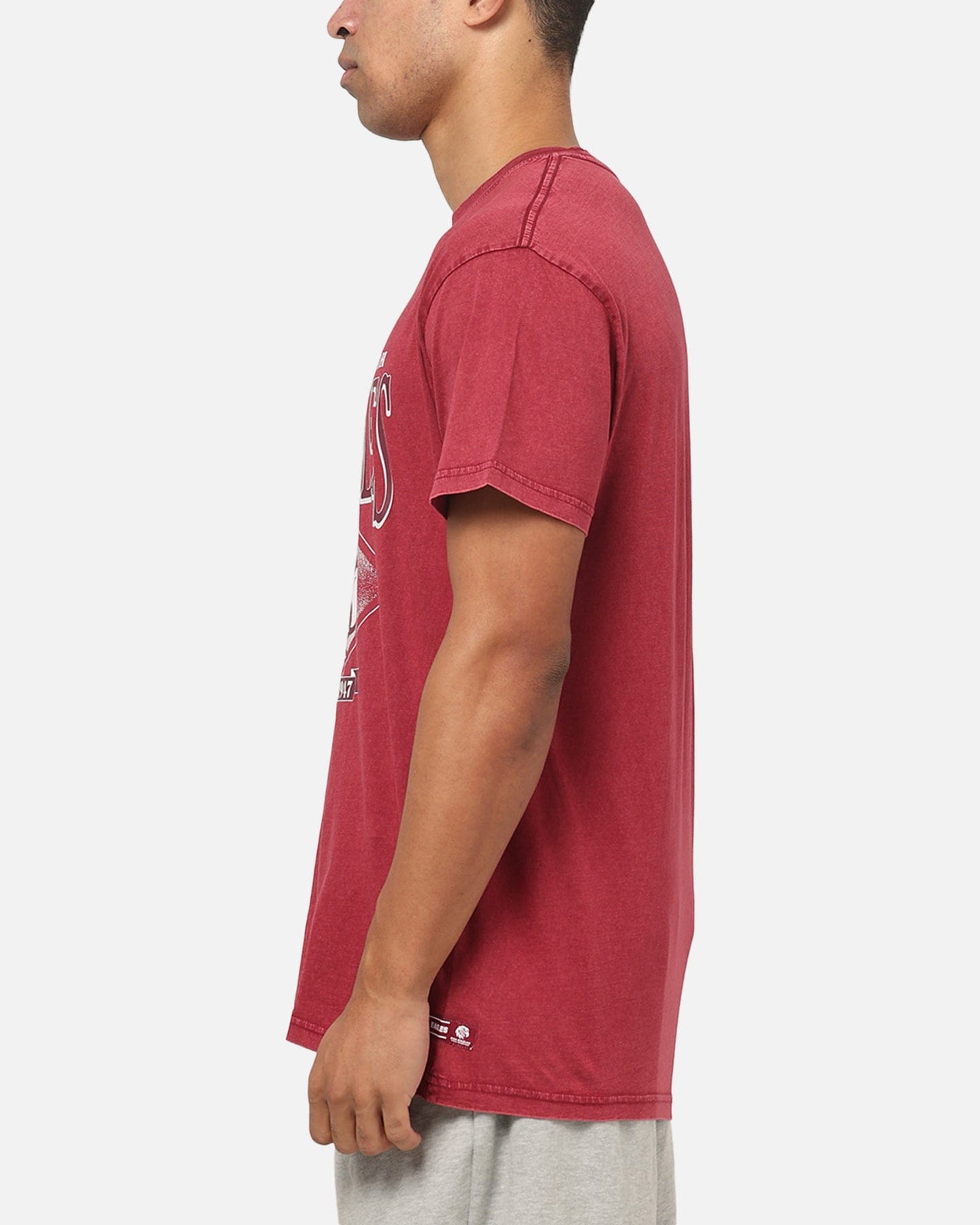 Bleacher Athletic Manly Warringah Sea Eagles Adult Washed Team T - Shirt Maroon