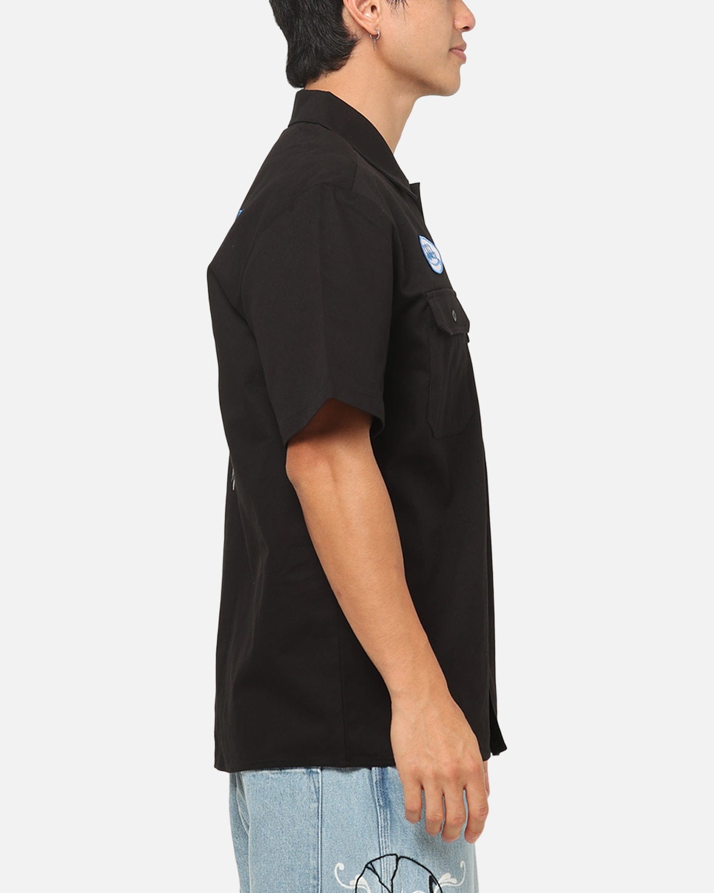 Von Dutch Hollywood Button Up Shirt Black