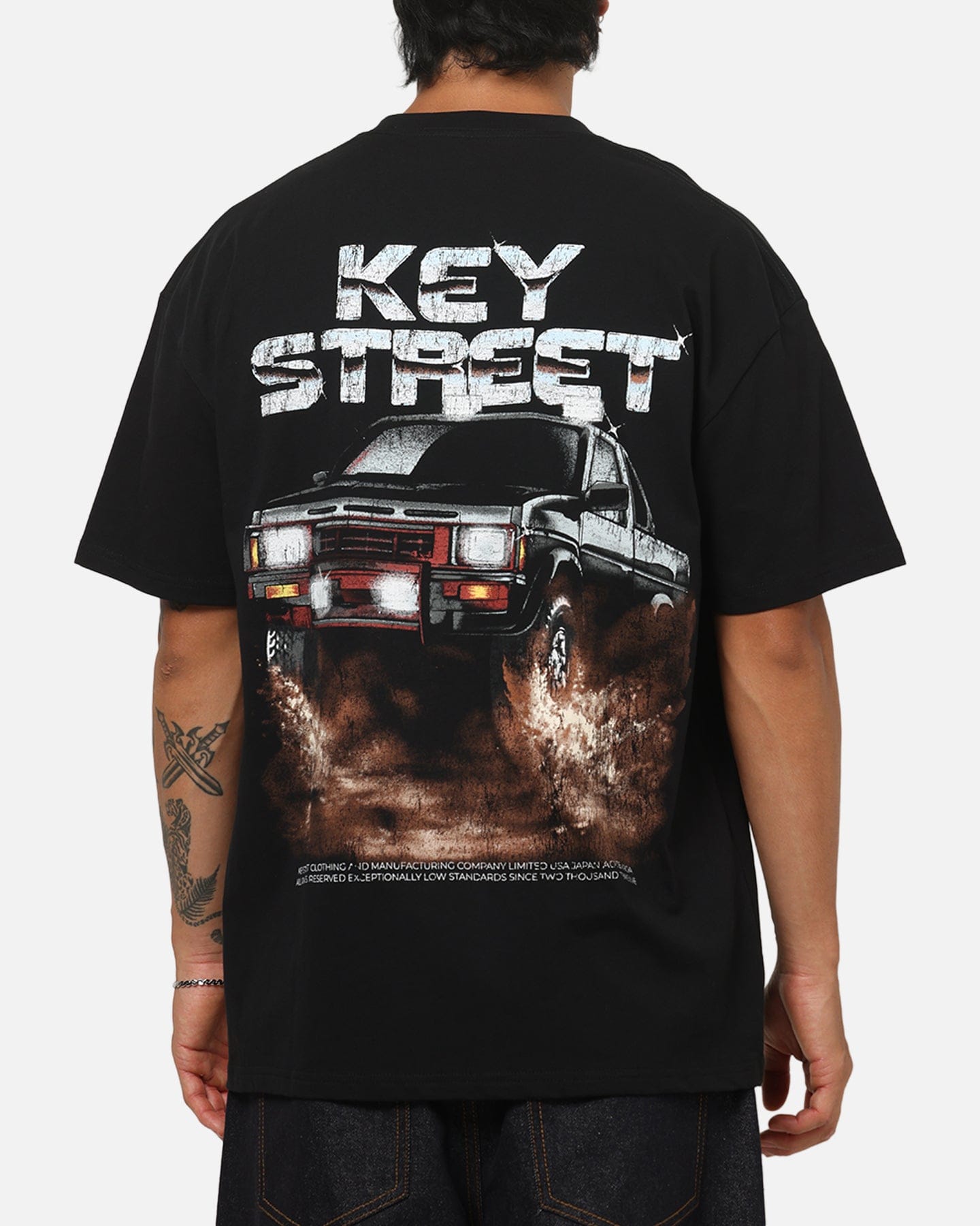 KEY Street Off Road Heavy T - Shirt Black