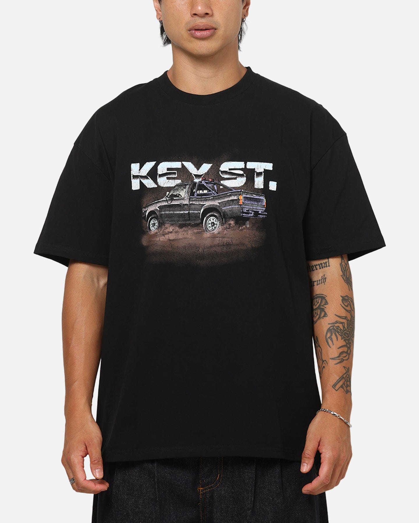 KEY Street Off Road Heavy T - Shirt Black
