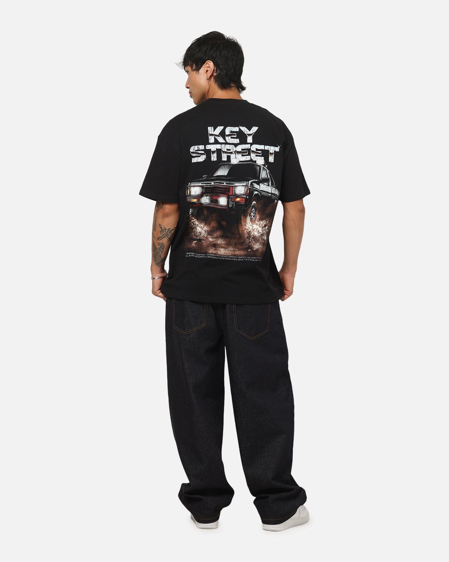 KEY Street Off Road Heavy T - Shirt Black