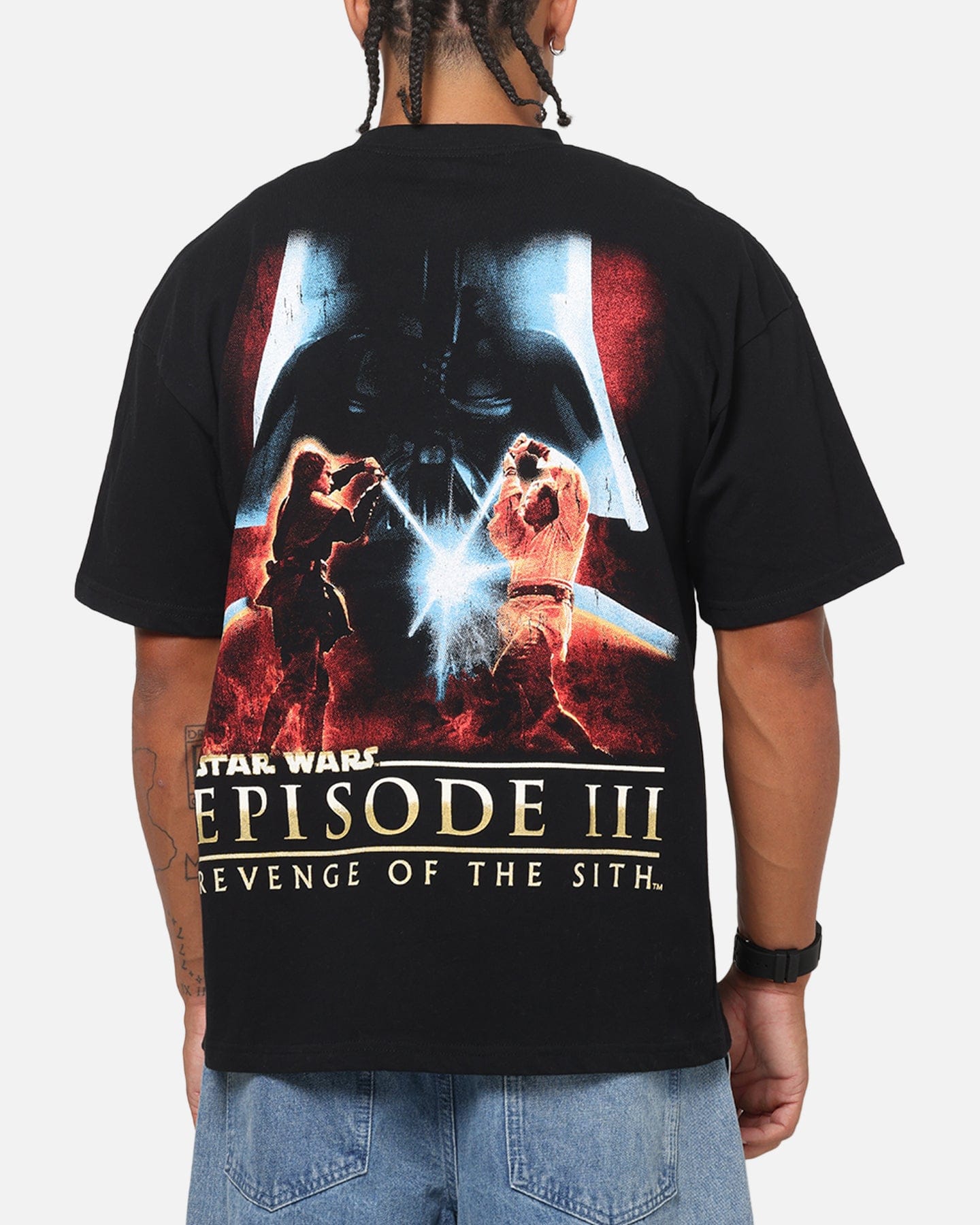 73studio Star Wars 2005 Rise Of Vader T - Shirt Black