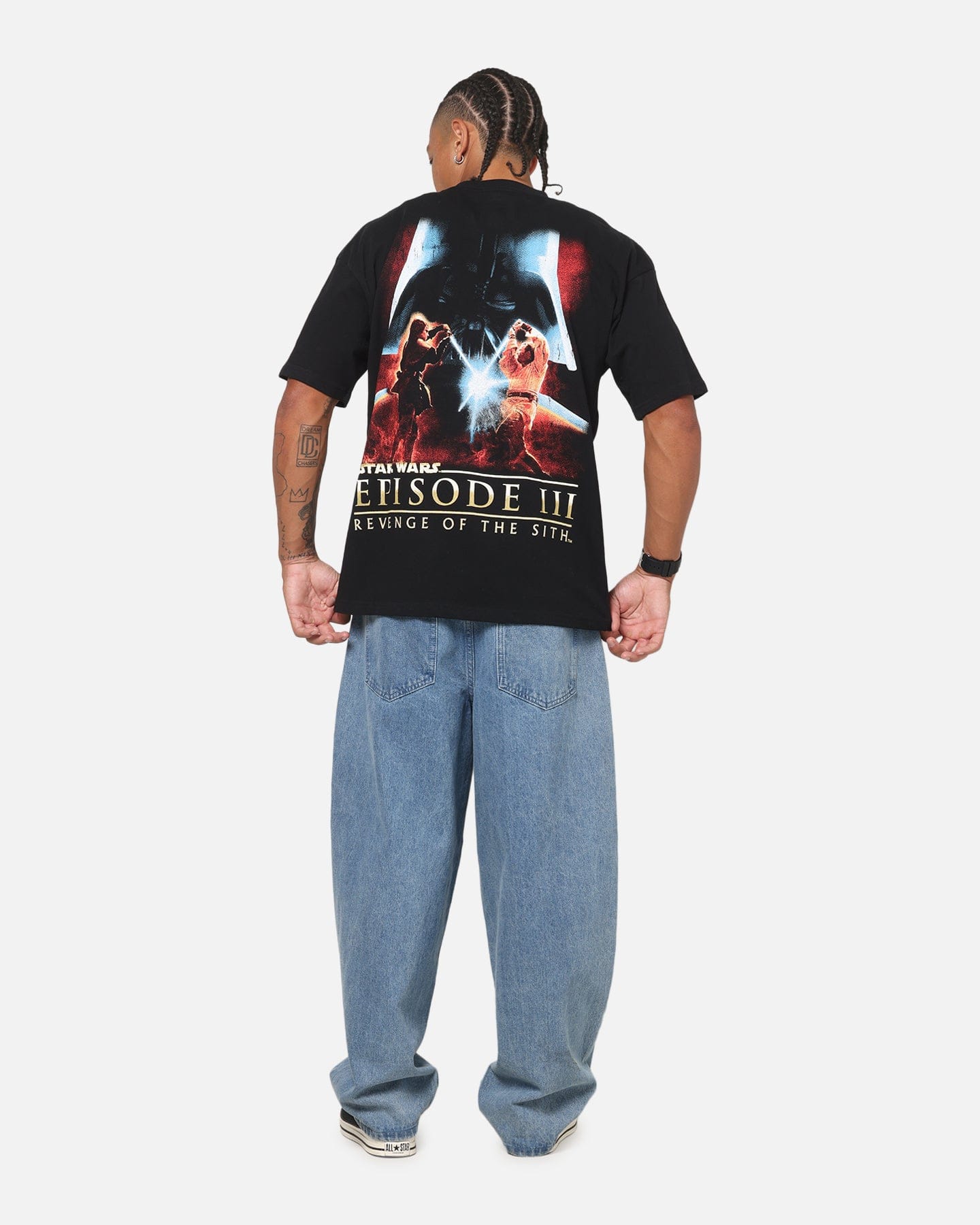 73studio Star Wars 2005 Rise Of Vader T - Shirt Black
