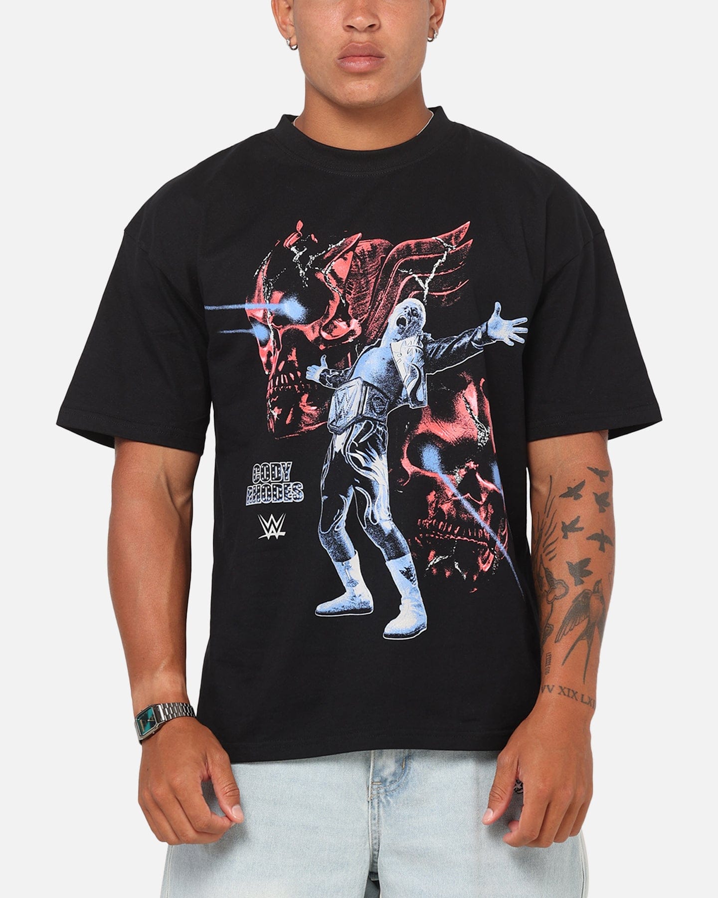 73studio x WWE Cody Rhodes Vintage T - Shirt Black