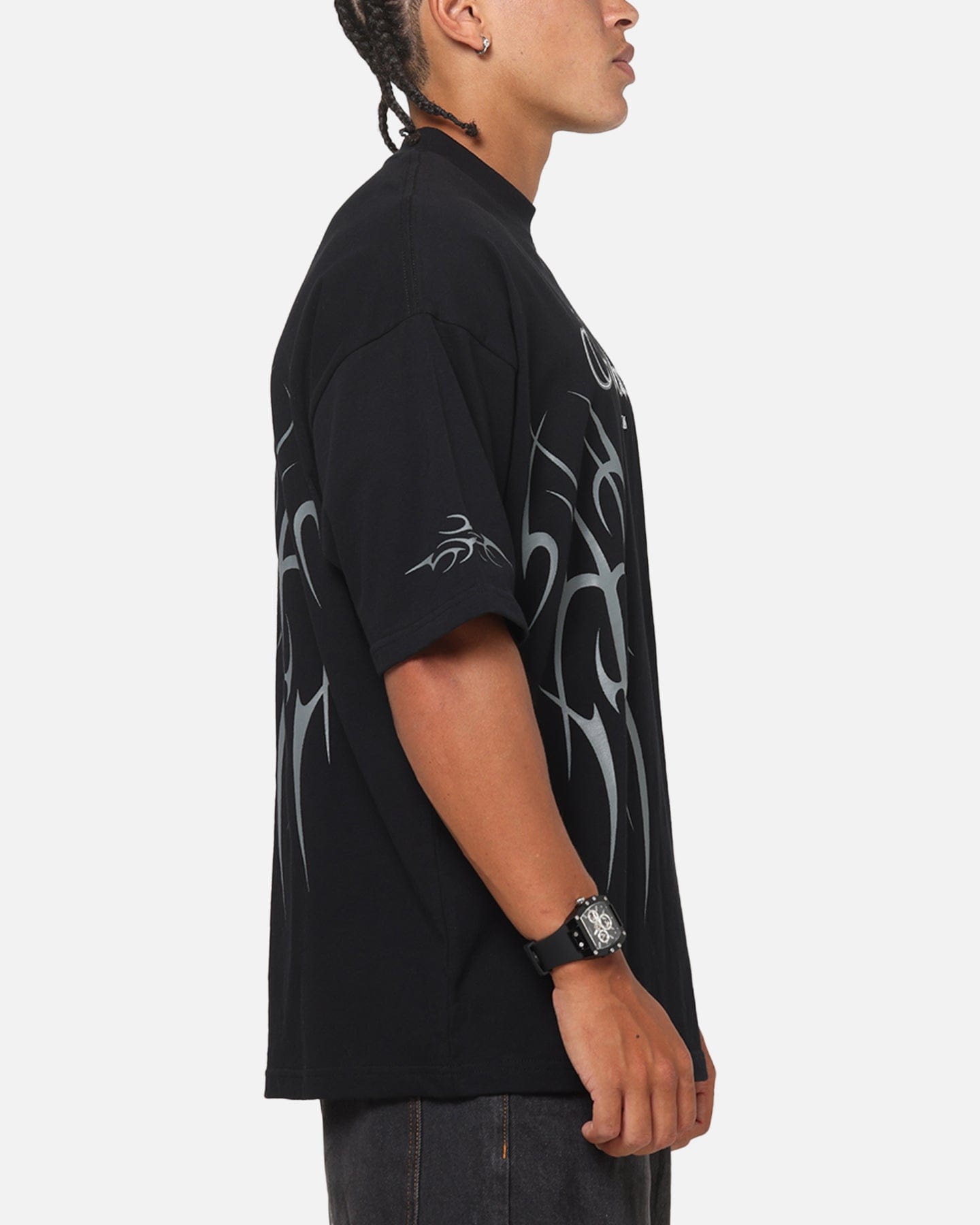 Saint Morta Consortium Boxy T - Shirt Black