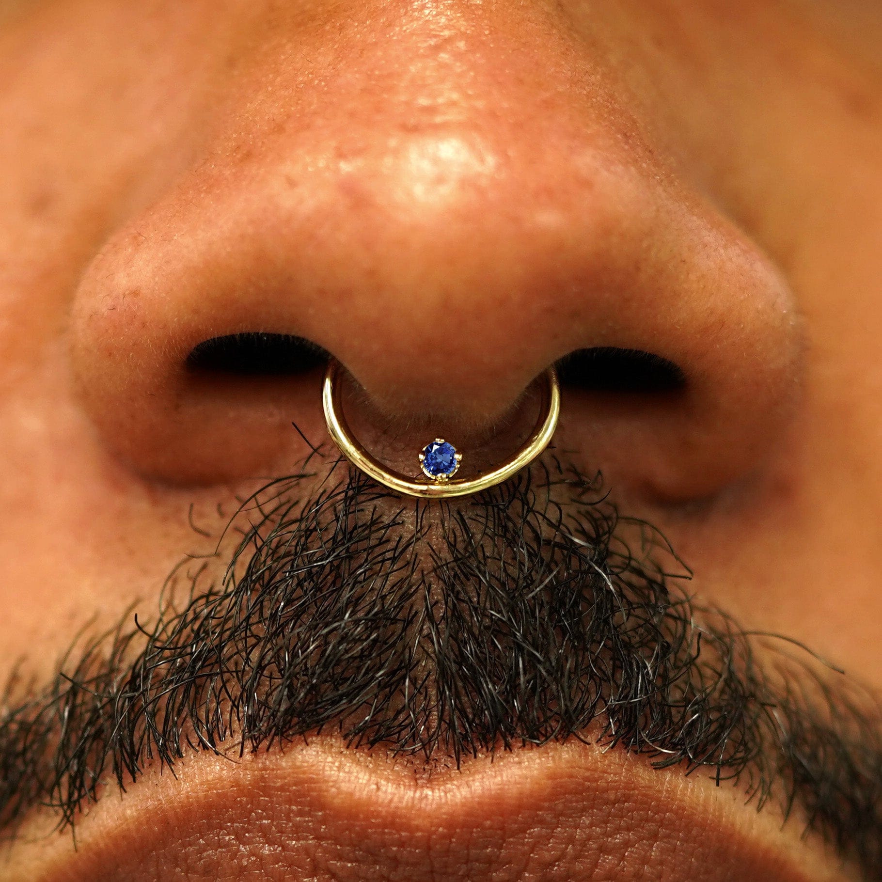 Automic Gold Studio Raised Gemstone Septum