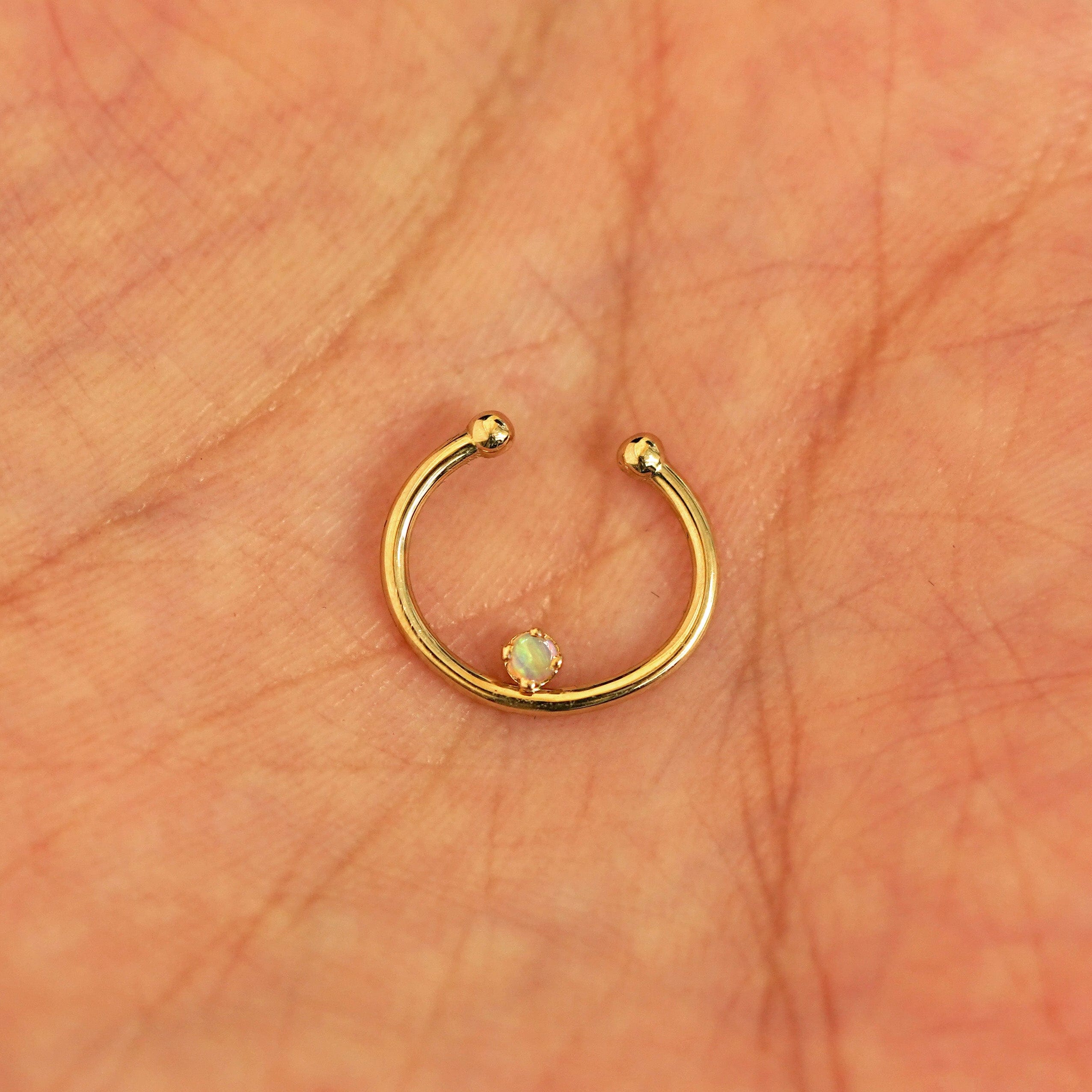 Automic Gold Studio Raised Gemstone Septum