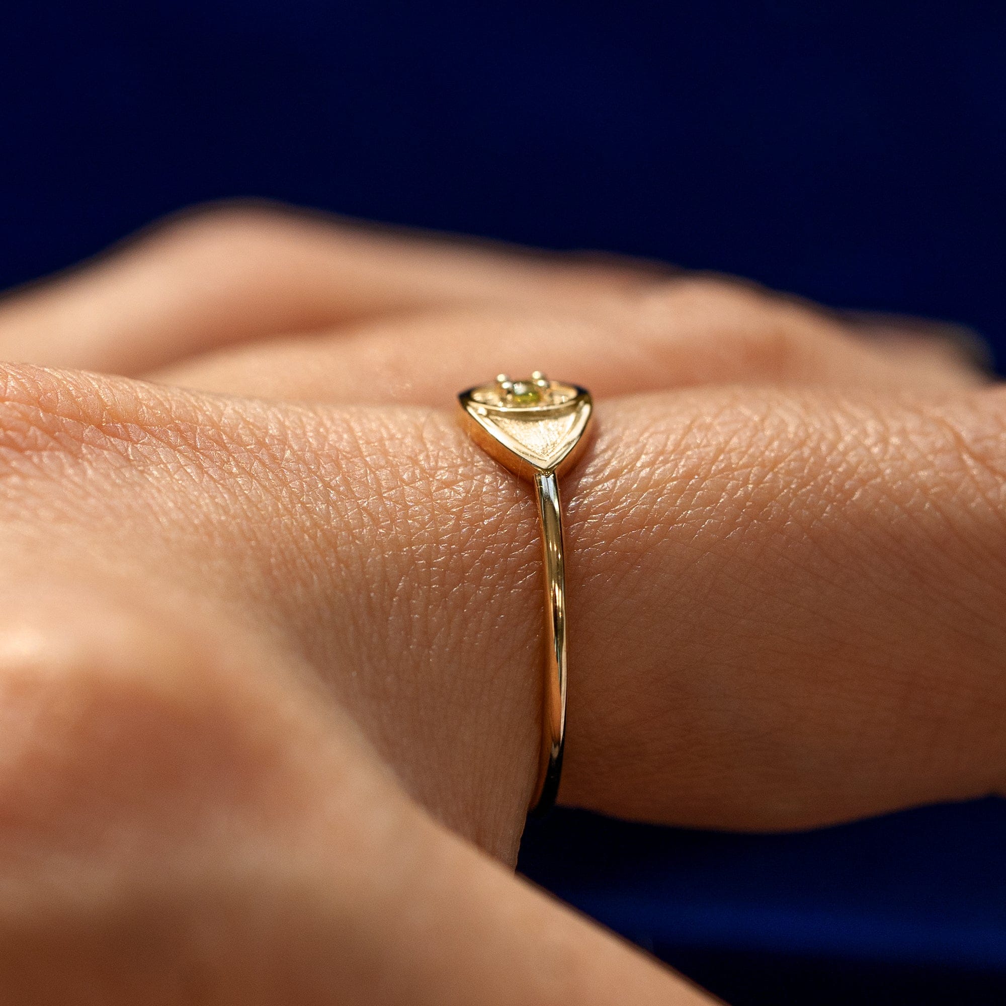 Automic Gold Studio Gemstone Evil Eye Ring