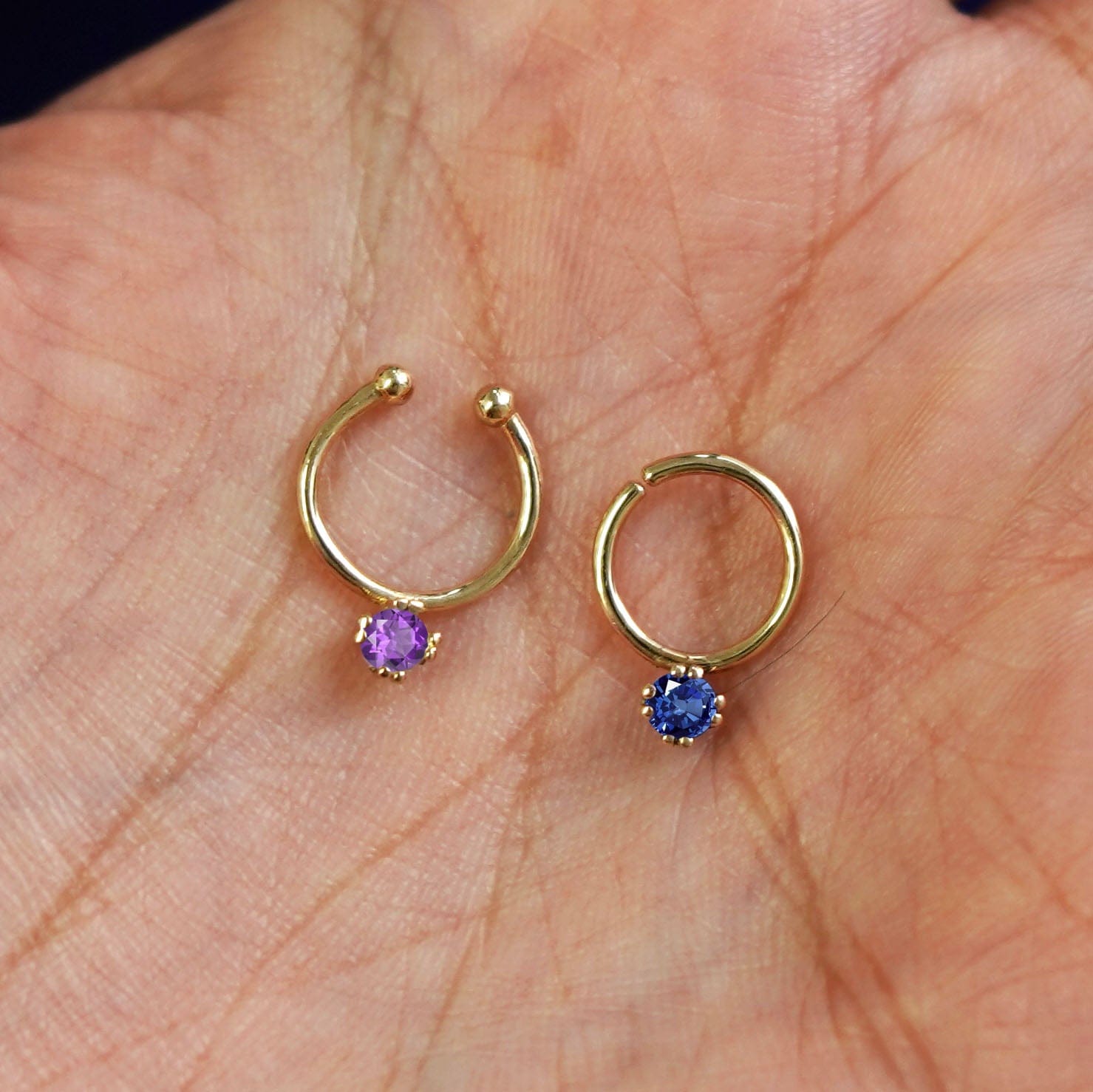 Automic Gold Studio Gemstone Septum