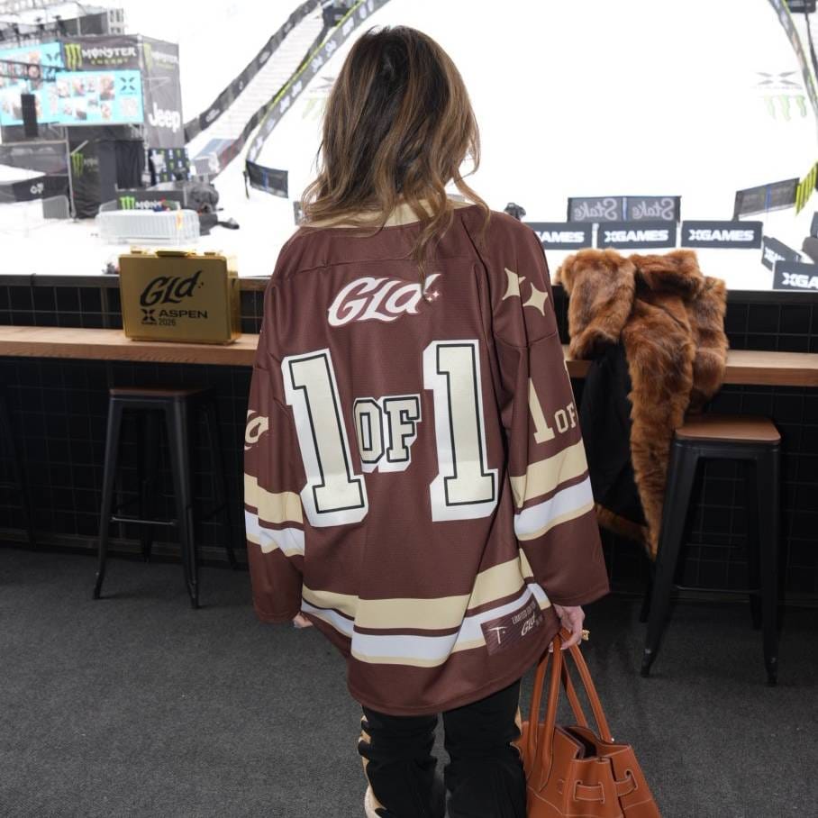 GLD Women GLD Brown and Cream Hockey Jersey