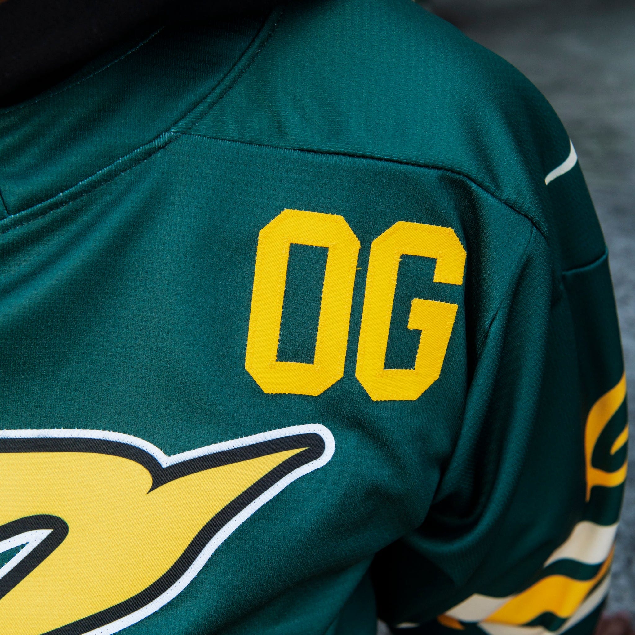 GLD Men GLD Green and Yellow Hockey Jersey